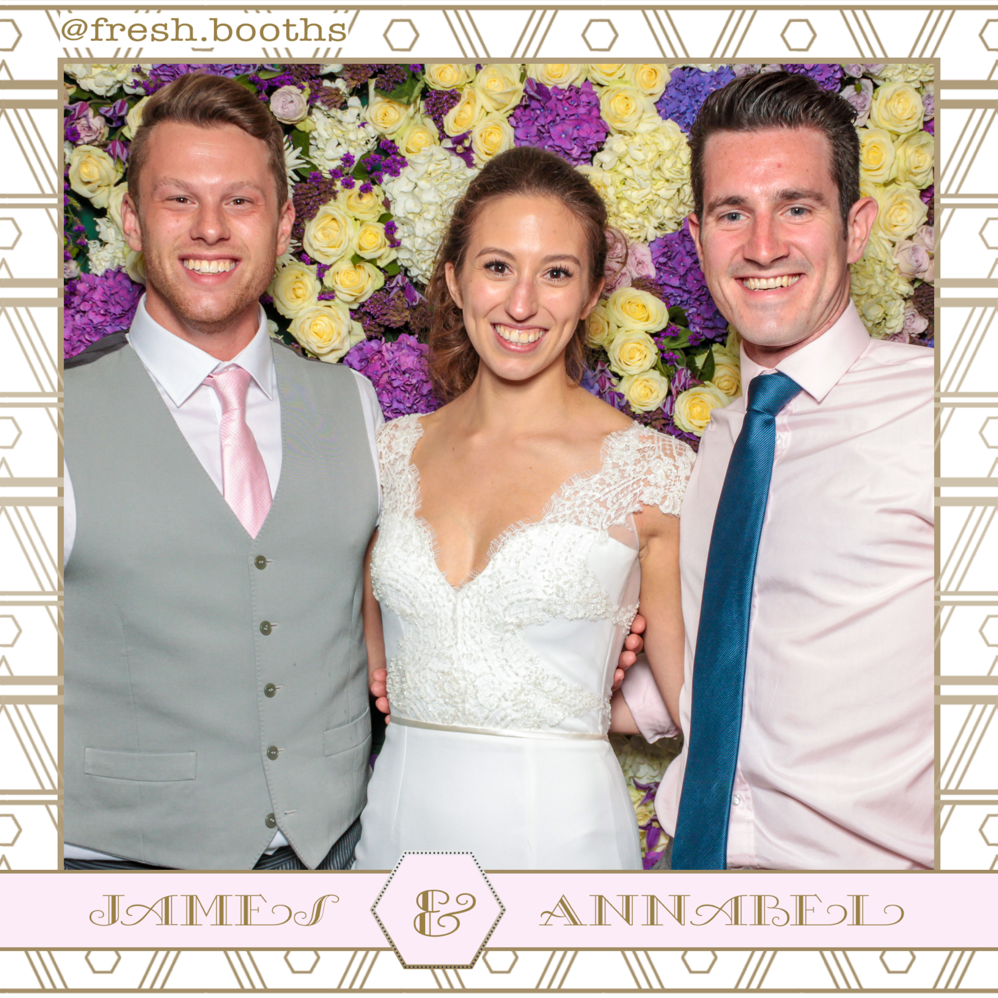 James & Annabel Wedding | View more photos from the event at gallery.freshbooths.com/u/FreshBooths/James-Annabel-Wedding