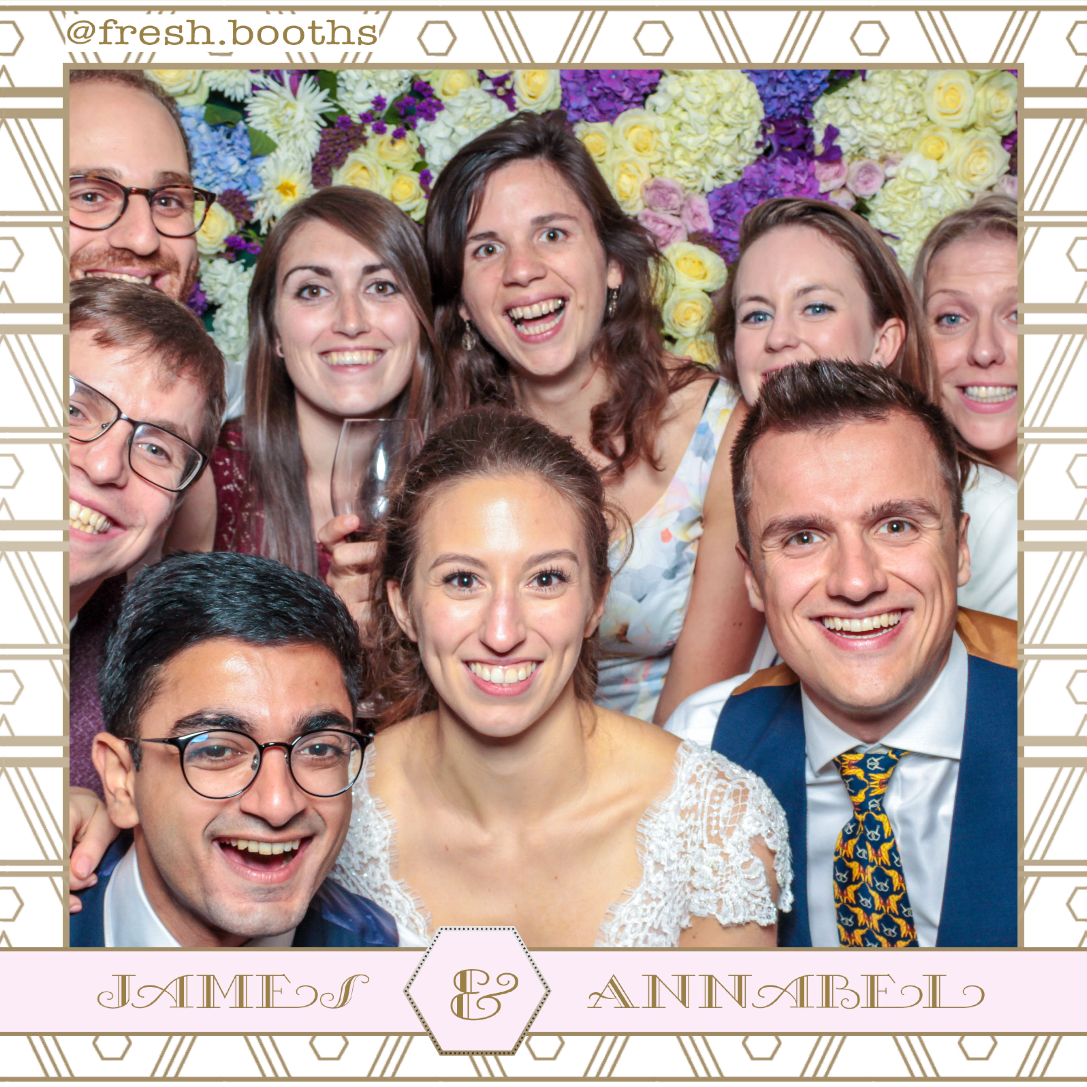 James & Annabel Wedding | View more photos from the event at gallery.freshbooths.com/u/FreshBooths/James-Annabel-Wedding