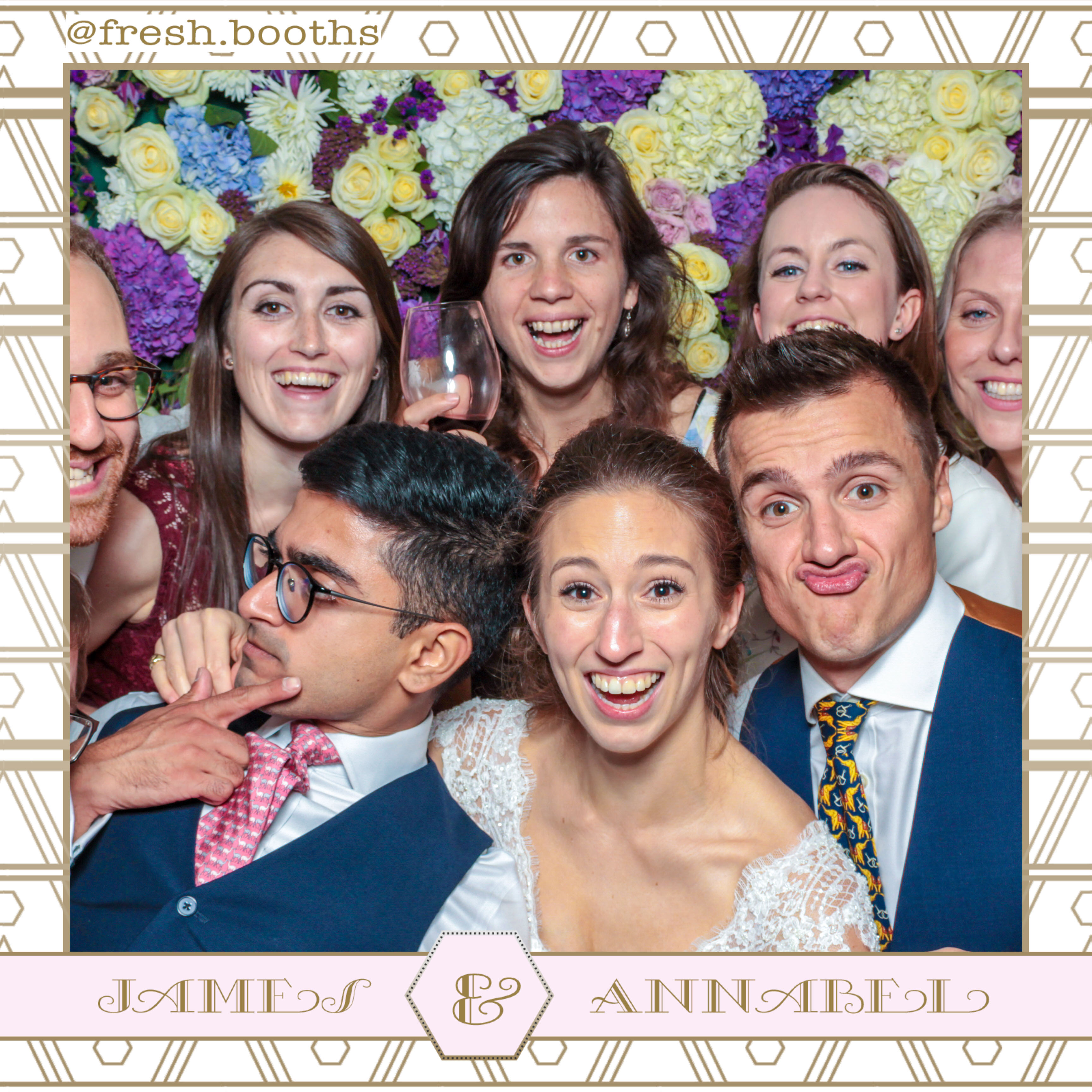 James & Annabel Wedding | View more photos from the event at gallery.freshbooths.com/u/FreshBooths/James-Annabel-Wedding