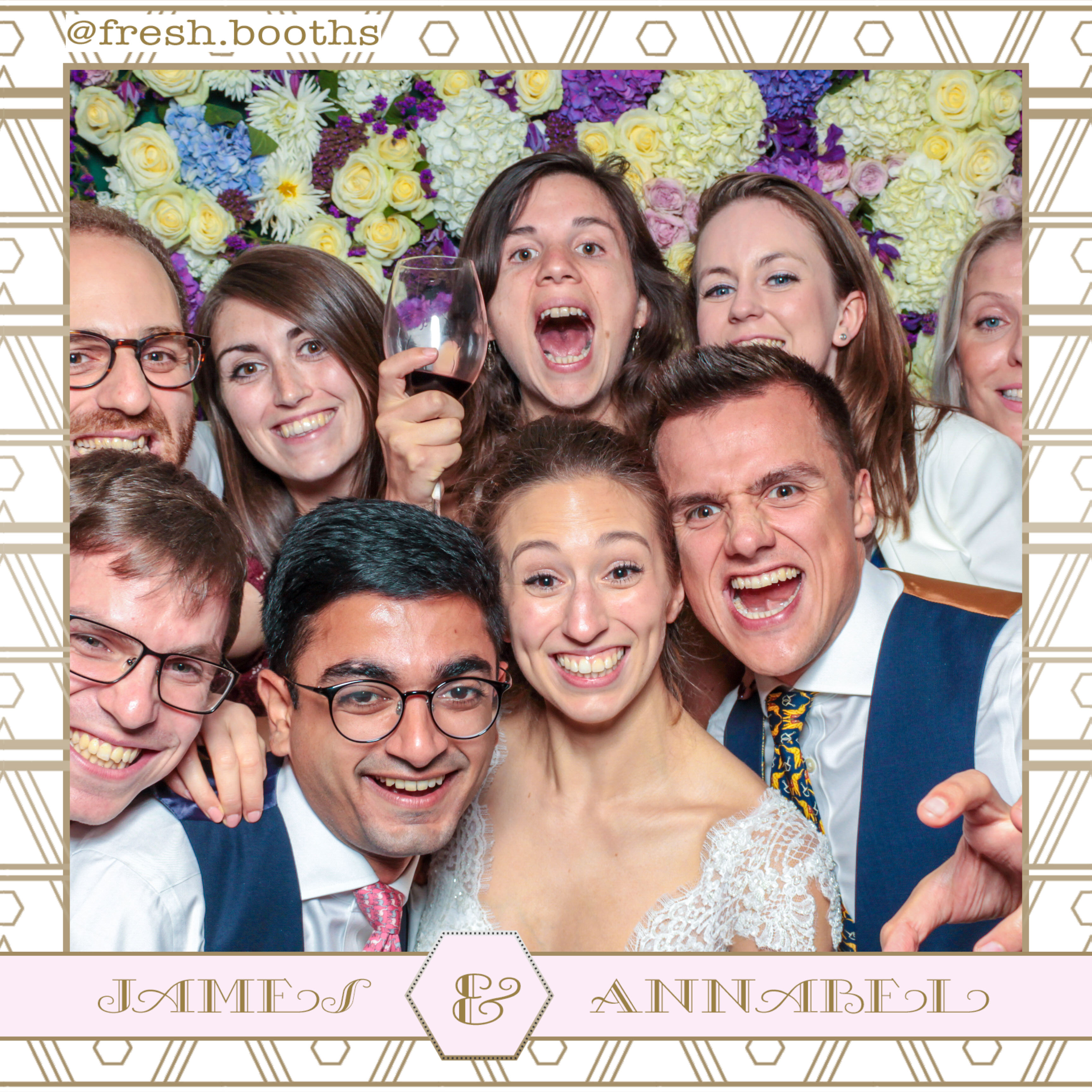 James & Annabel Wedding | View more photos from the event at gallery.freshbooths.com/u/FreshBooths/James-Annabel-Wedding