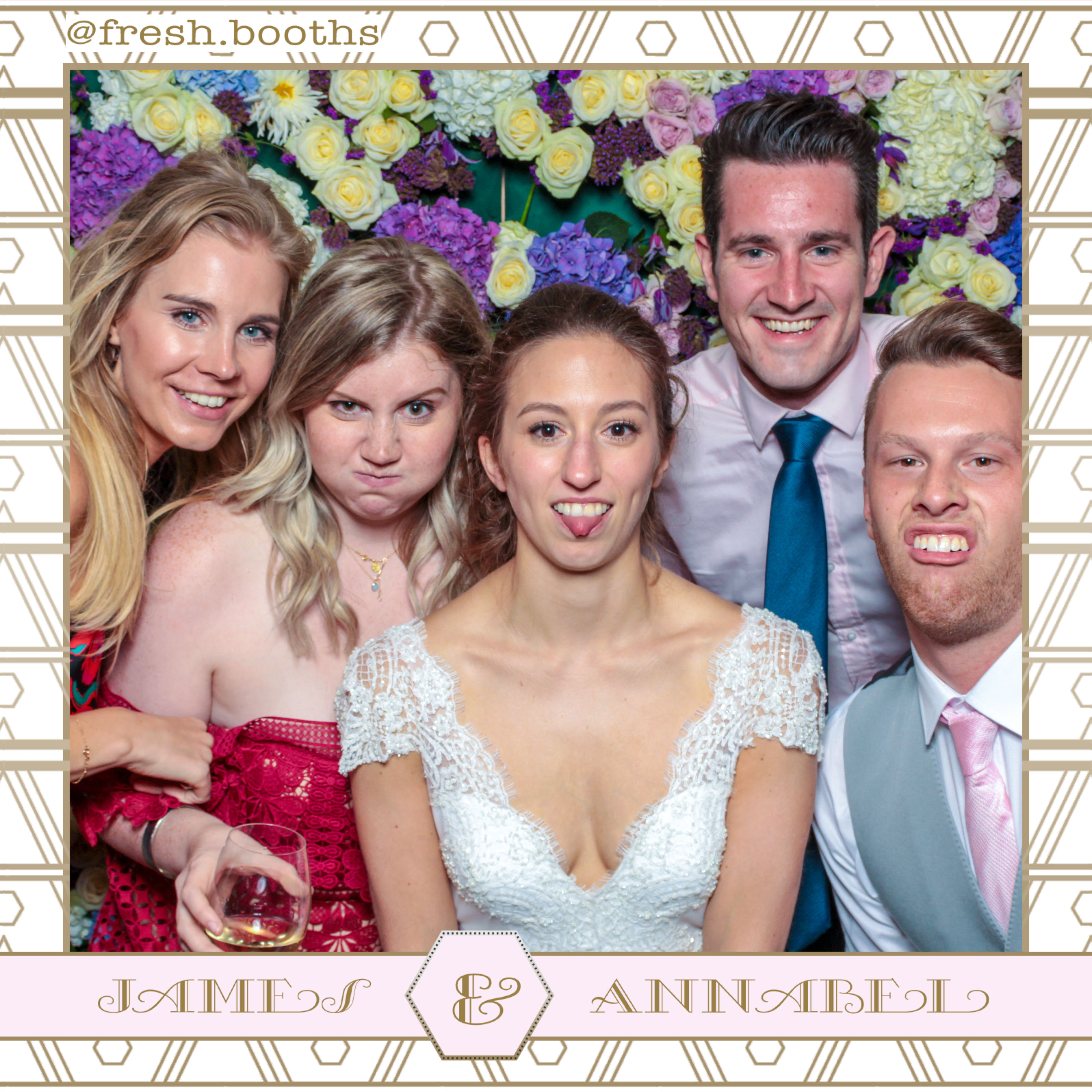 James & Annabel Wedding | View more photos from the event at gallery.freshbooths.com/u/FreshBooths/James-Annabel-Wedding