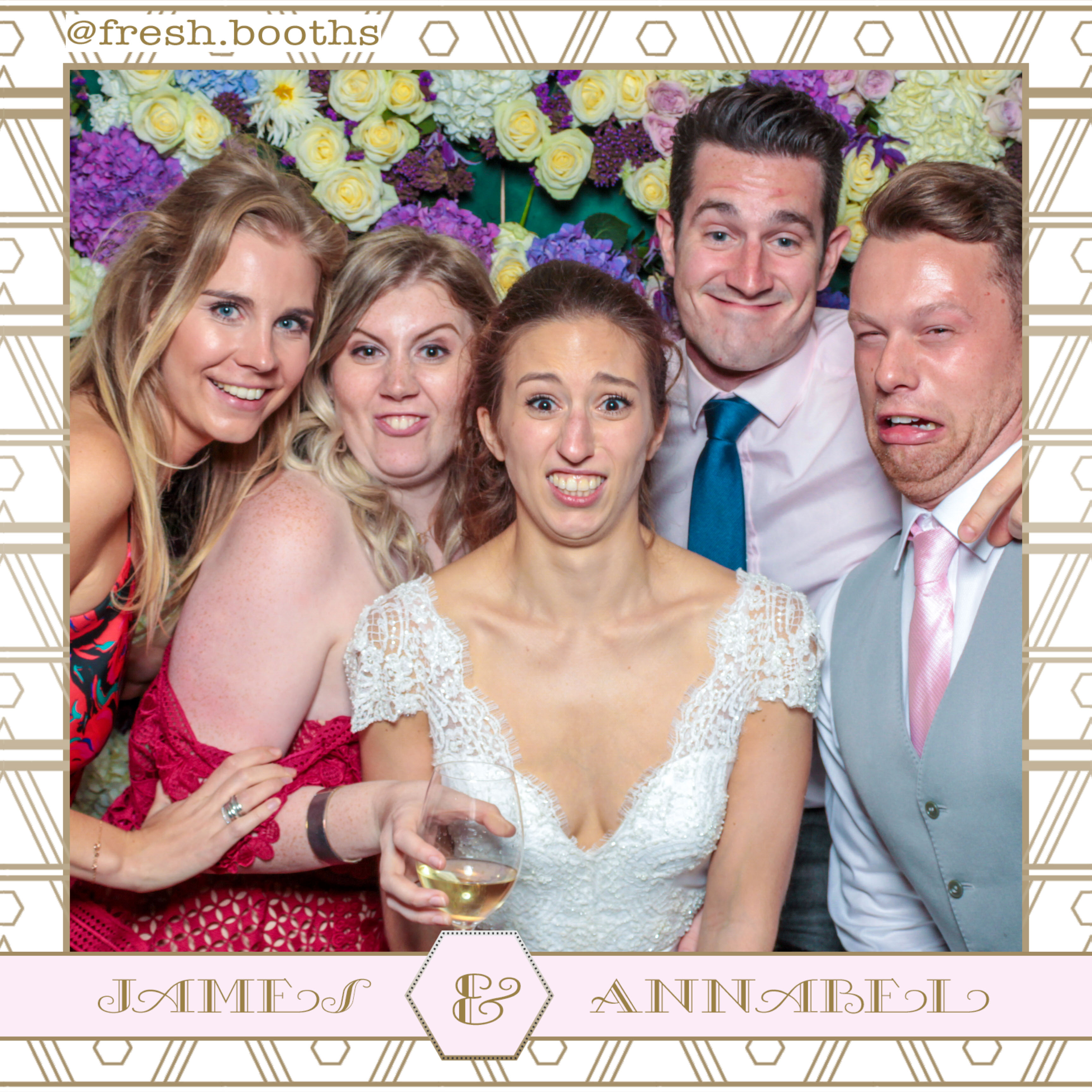 James & Annabel Wedding | View more photos from the event at gallery.freshbooths.com/u/FreshBooths/James-Annabel-Wedding