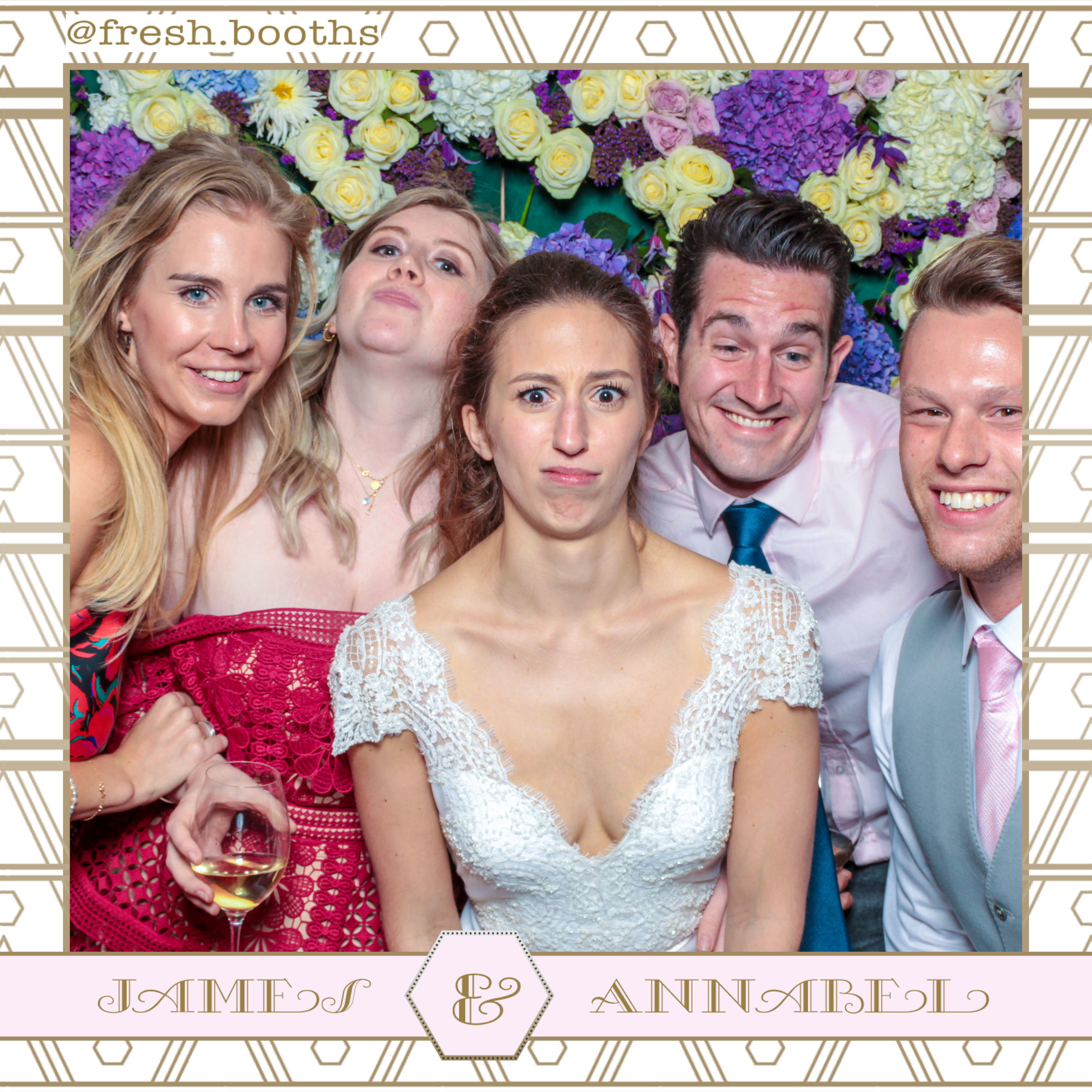 James & Annabel Wedding | View more photos from the event at gallery.freshbooths.com/u/FreshBooths/James-Annabel-Wedding