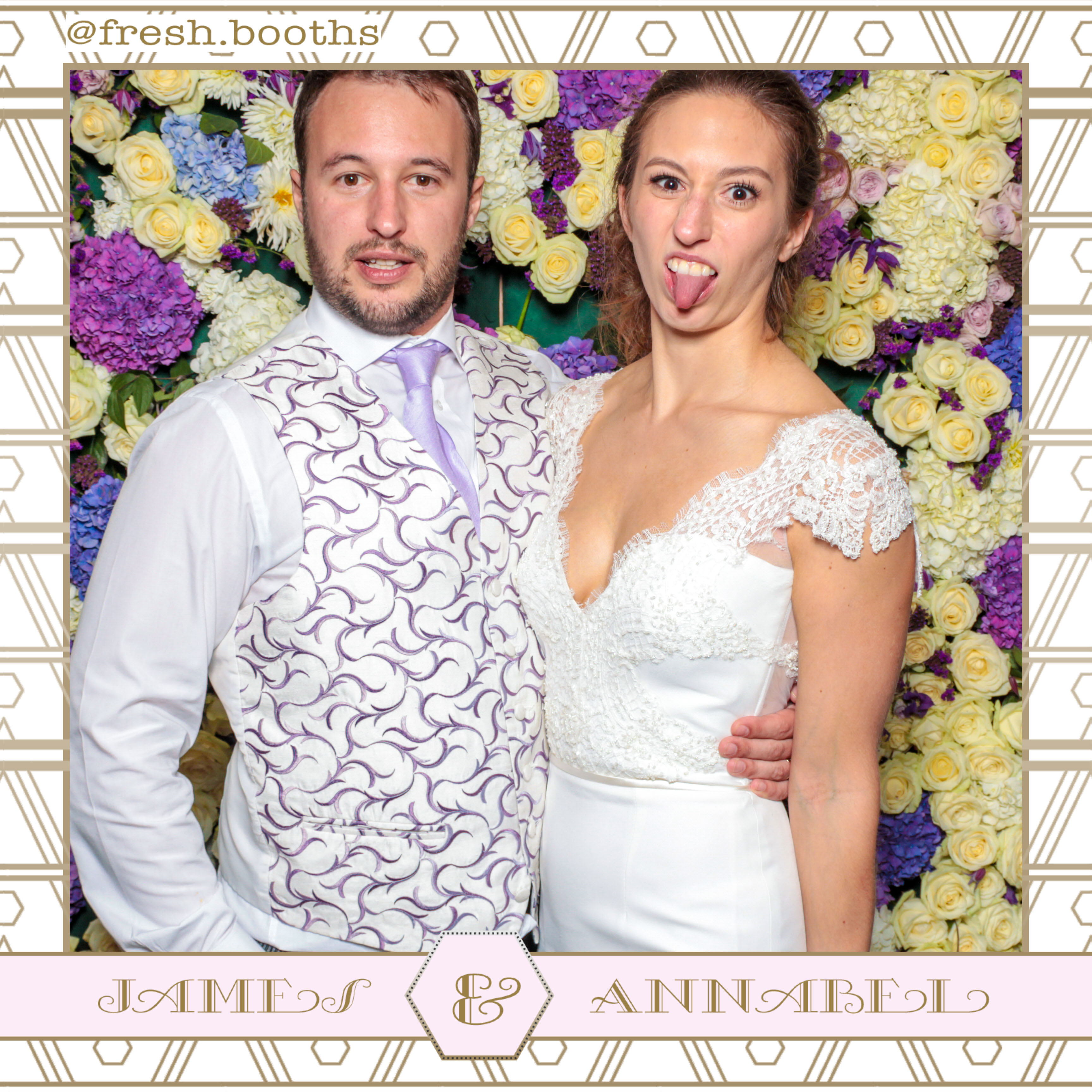 James & Annabel Wedding | View more photos from the event at gallery.freshbooths.com/u/FreshBooths/James-Annabel-Wedding