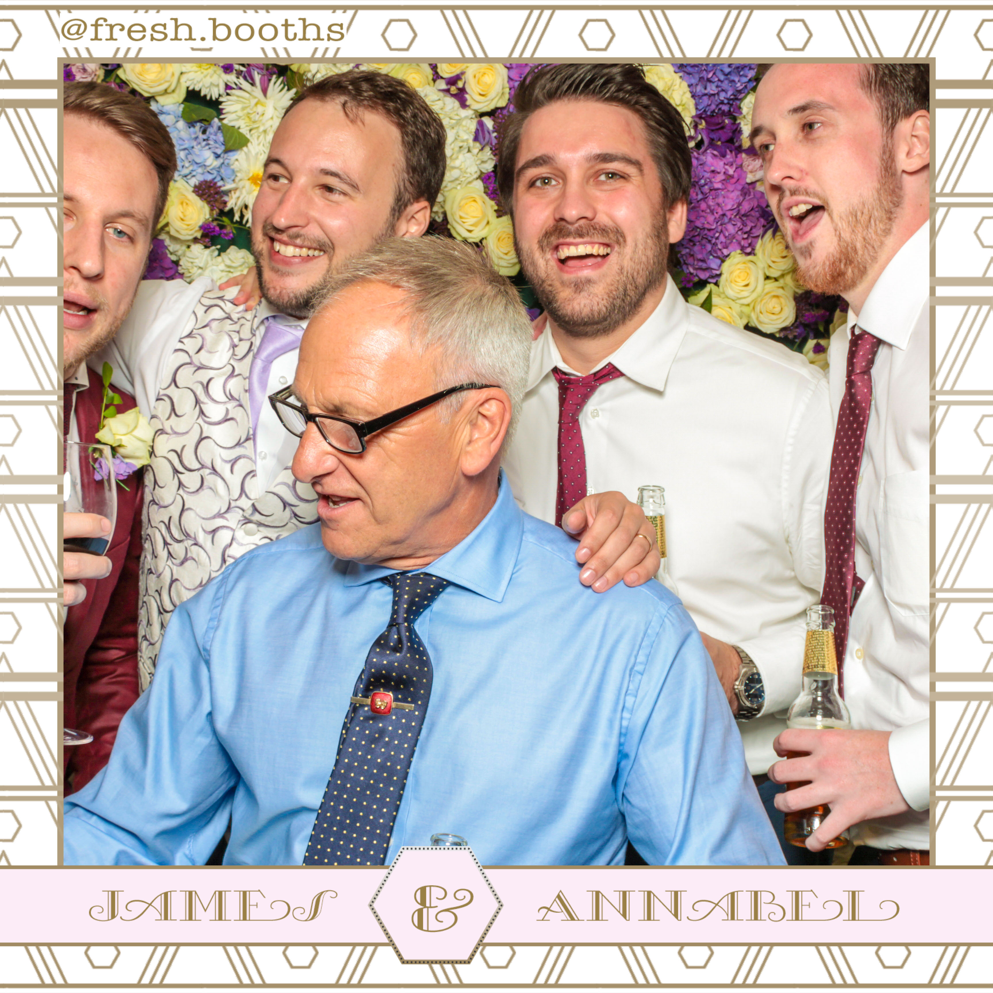 James & Annabel Wedding | View more photos from the event at gallery.freshbooths.com/u/FreshBooths/James-Annabel-Wedding