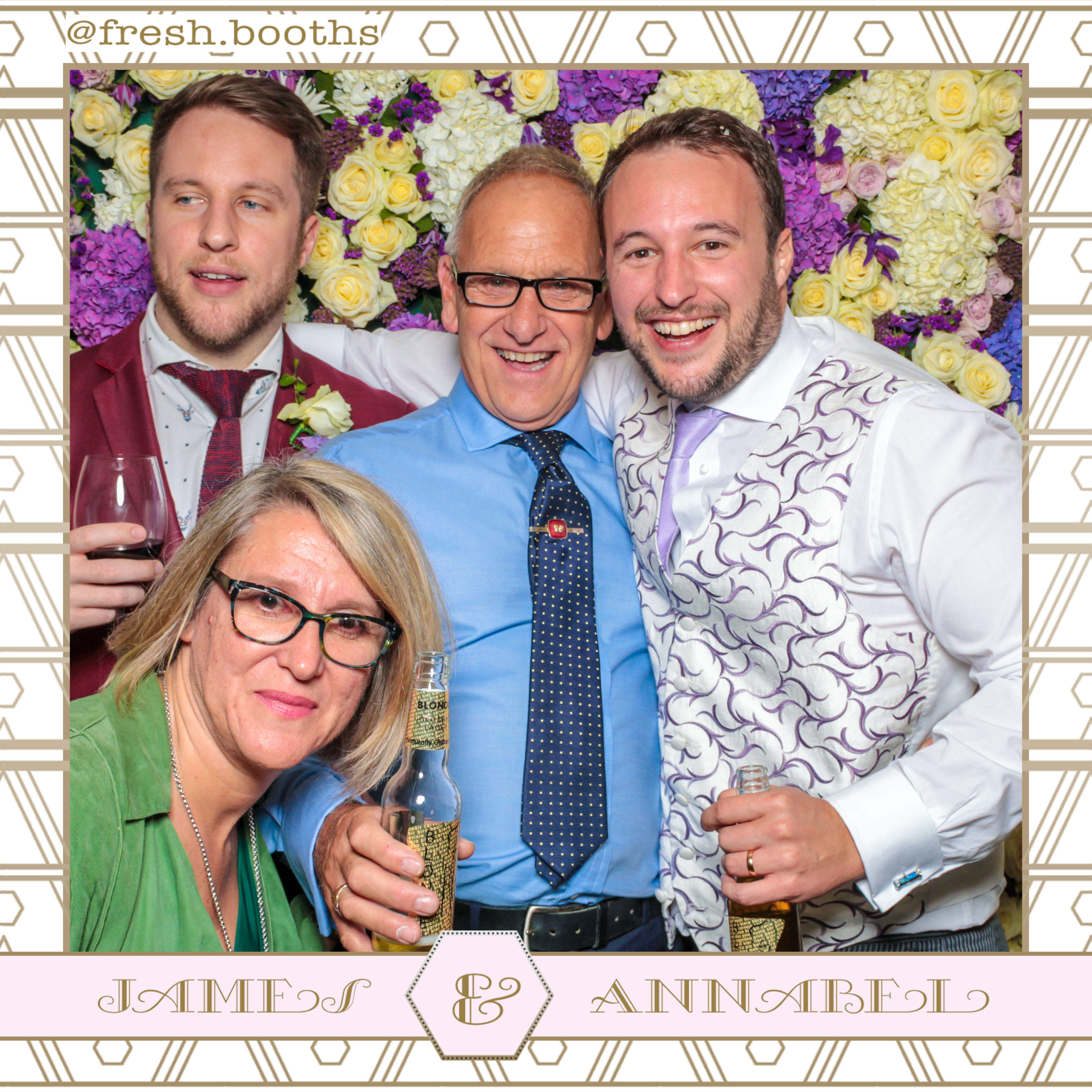 James & Annabel Wedding | View more photos from the event at gallery.freshbooths.com/u/FreshBooths/James-Annabel-Wedding