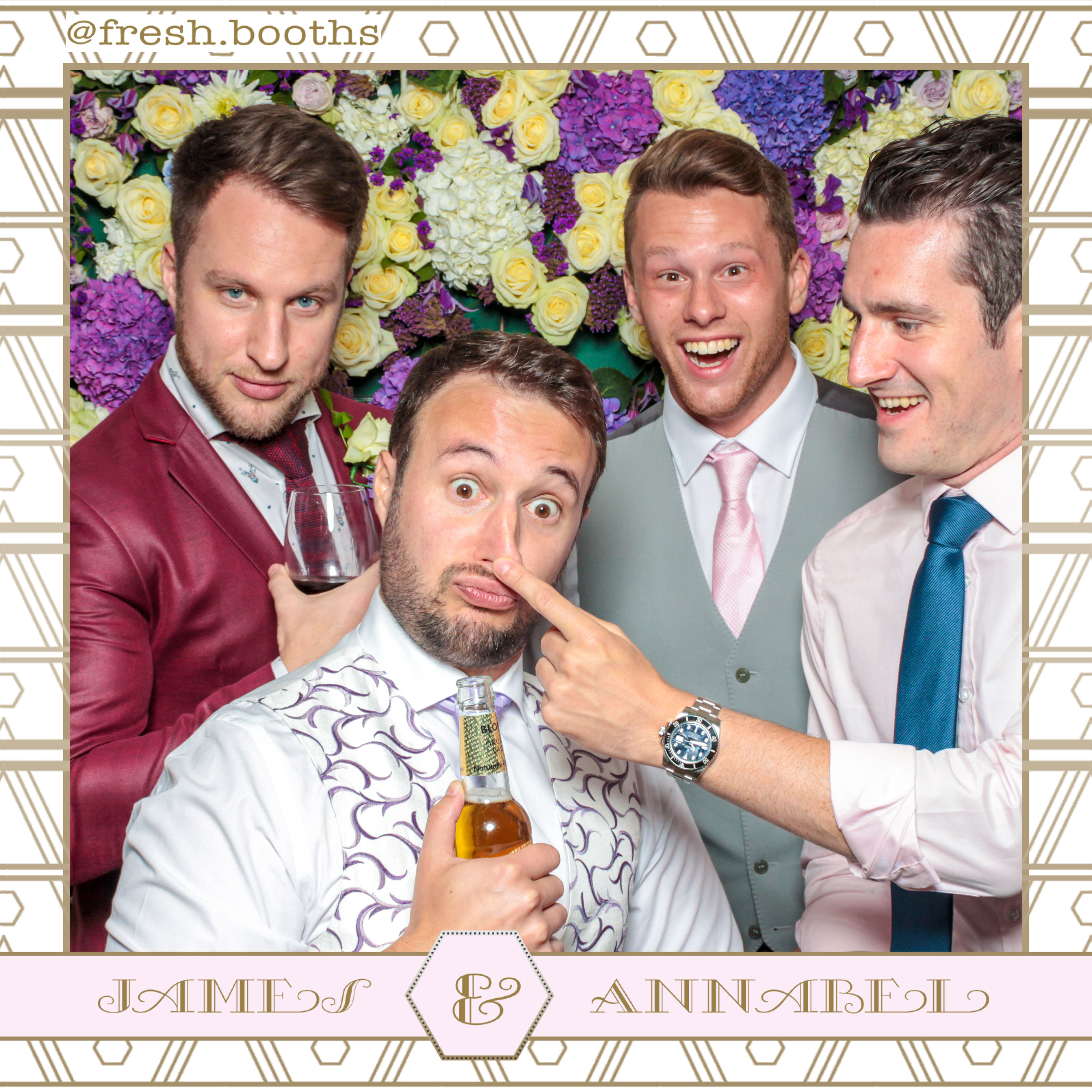 James & Annabel Wedding | View more photos from the event at gallery.freshbooths.com/u/FreshBooths/James-Annabel-Wedding