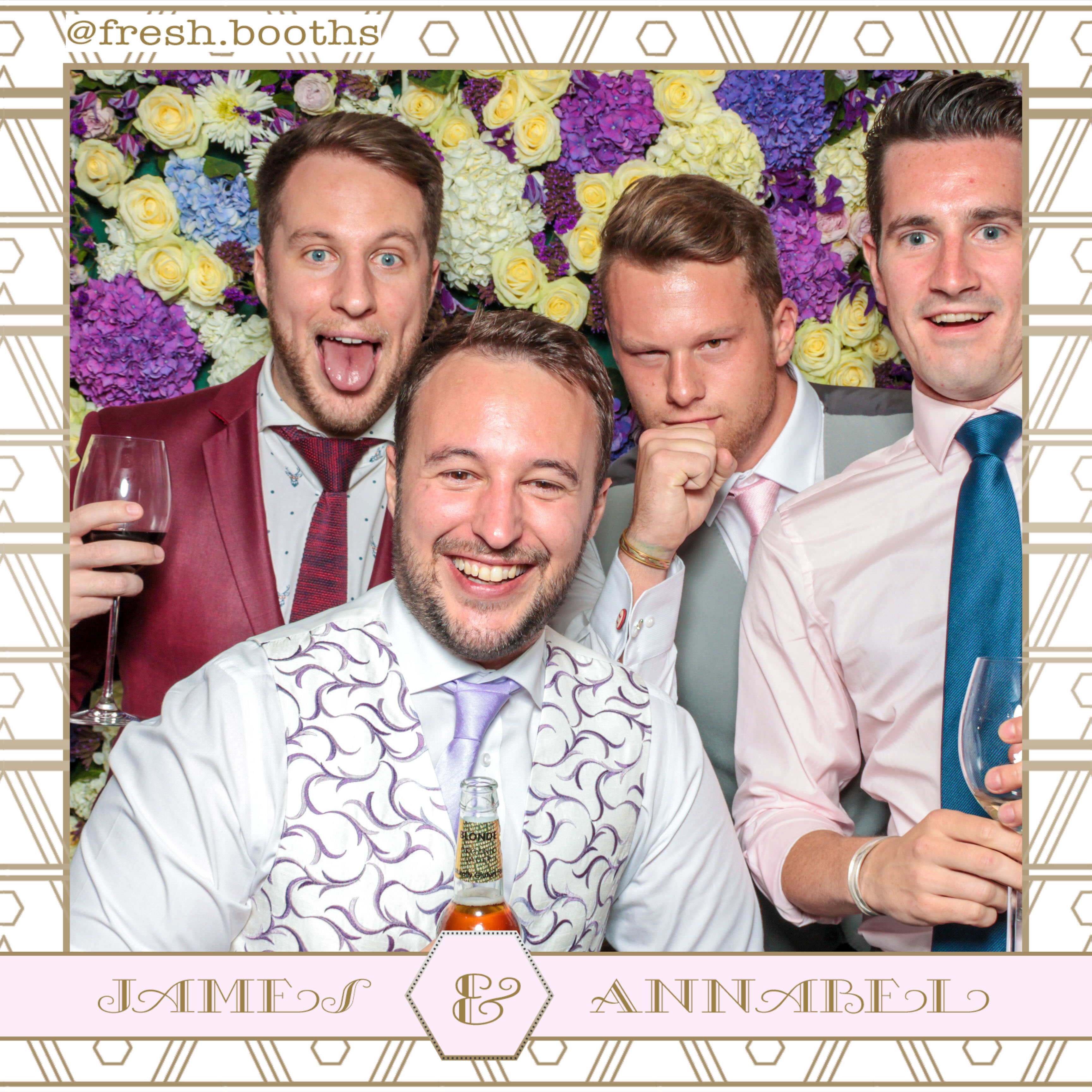 James & Annabel Wedding | View more photos from the event at gallery.freshbooths.com/u/FreshBooths/James-Annabel-Wedding