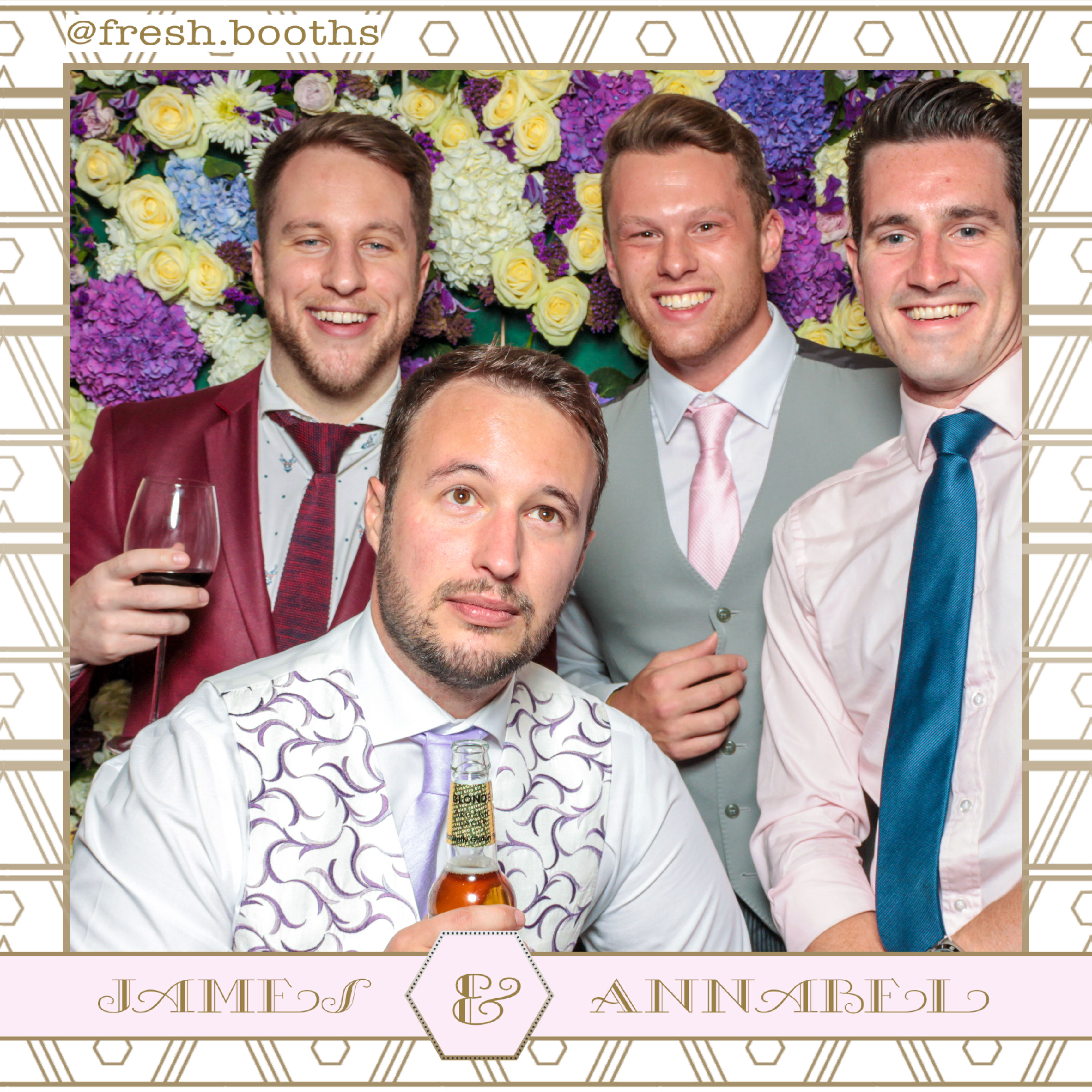James & Annabel Wedding | View more photos from the event at gallery.freshbooths.com/u/FreshBooths/James-Annabel-Wedding