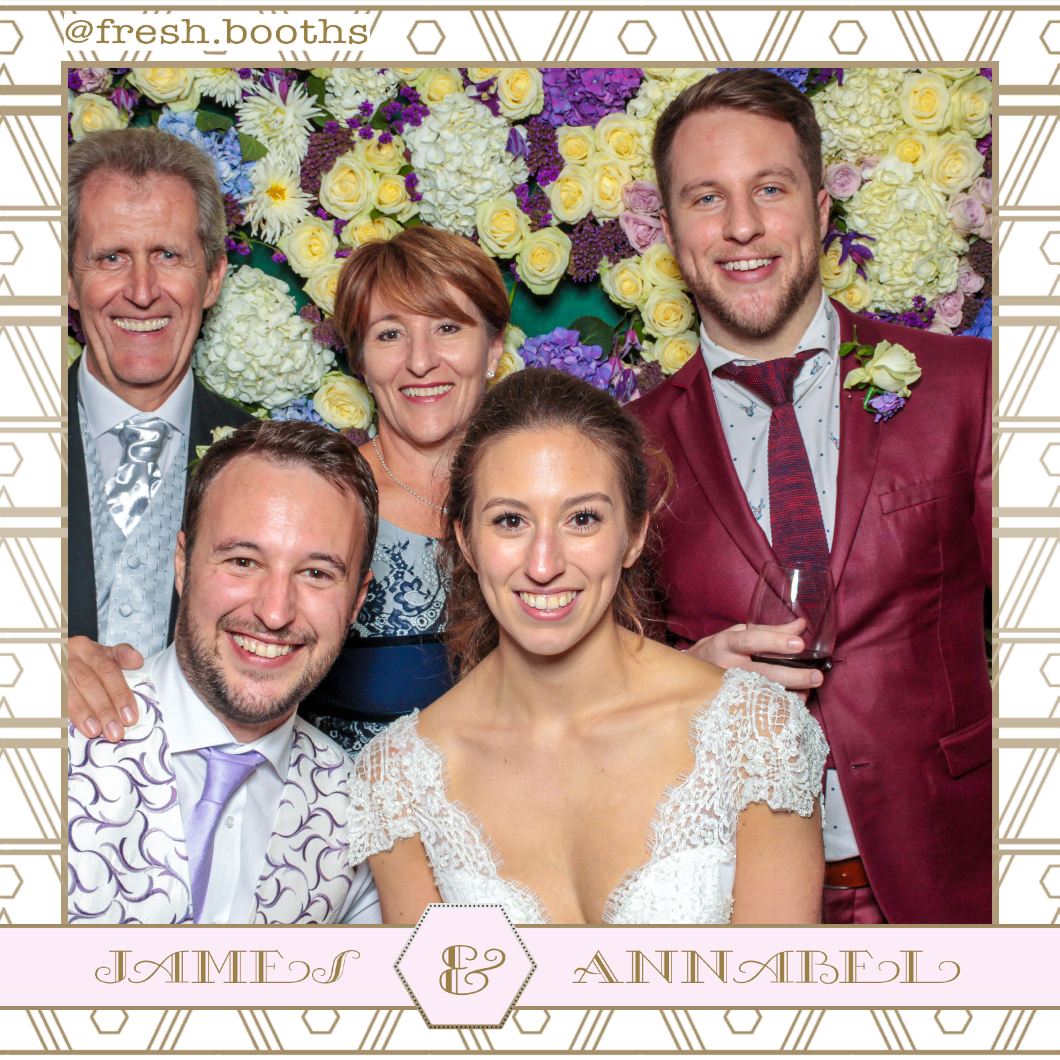 James & Annabel Wedding | View more photos from the event at gallery.freshbooths.com/u/FreshBooths/James-Annabel-Wedding