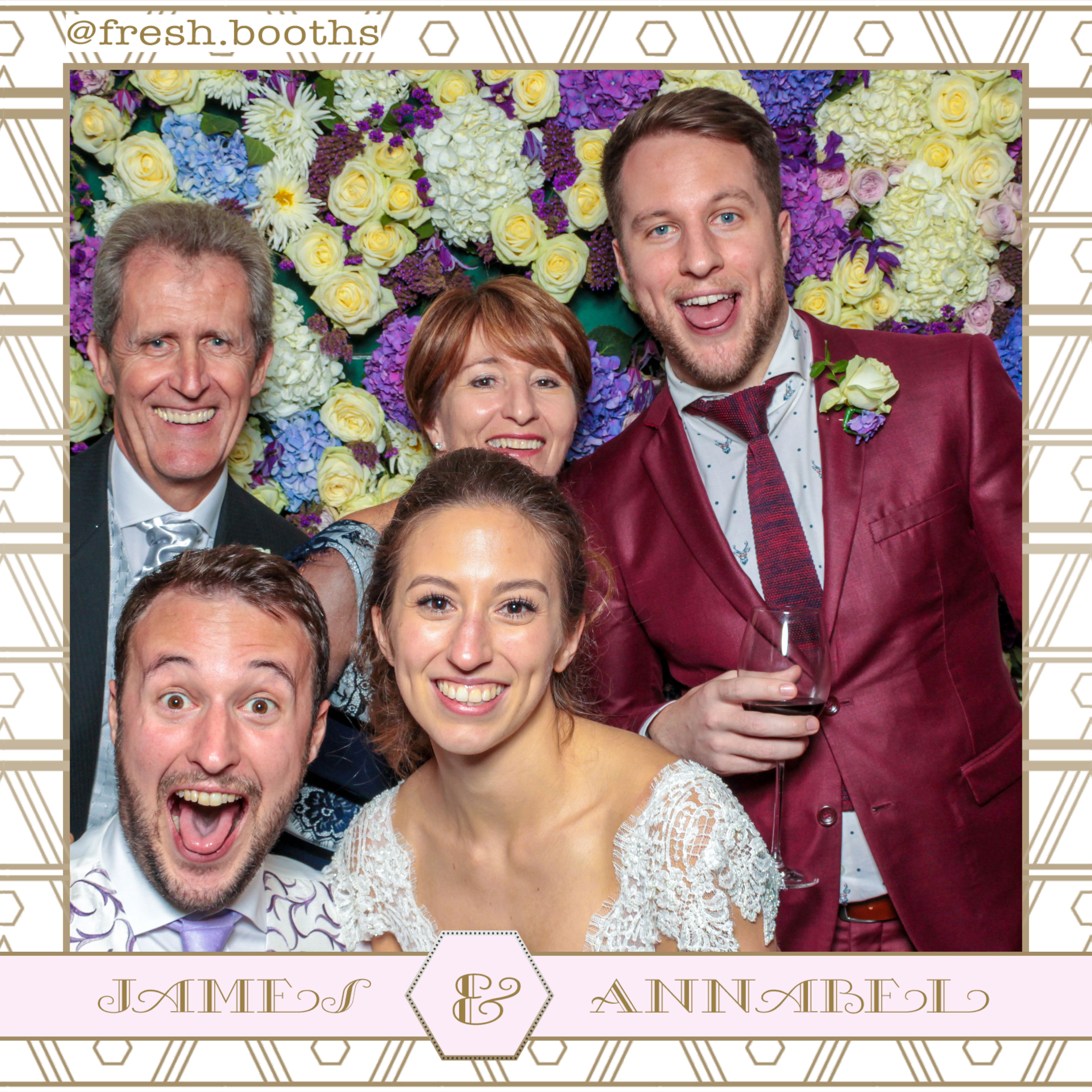 James & Annabel Wedding | View more photos from the event at gallery.freshbooths.com/u/FreshBooths/James-Annabel-Wedding