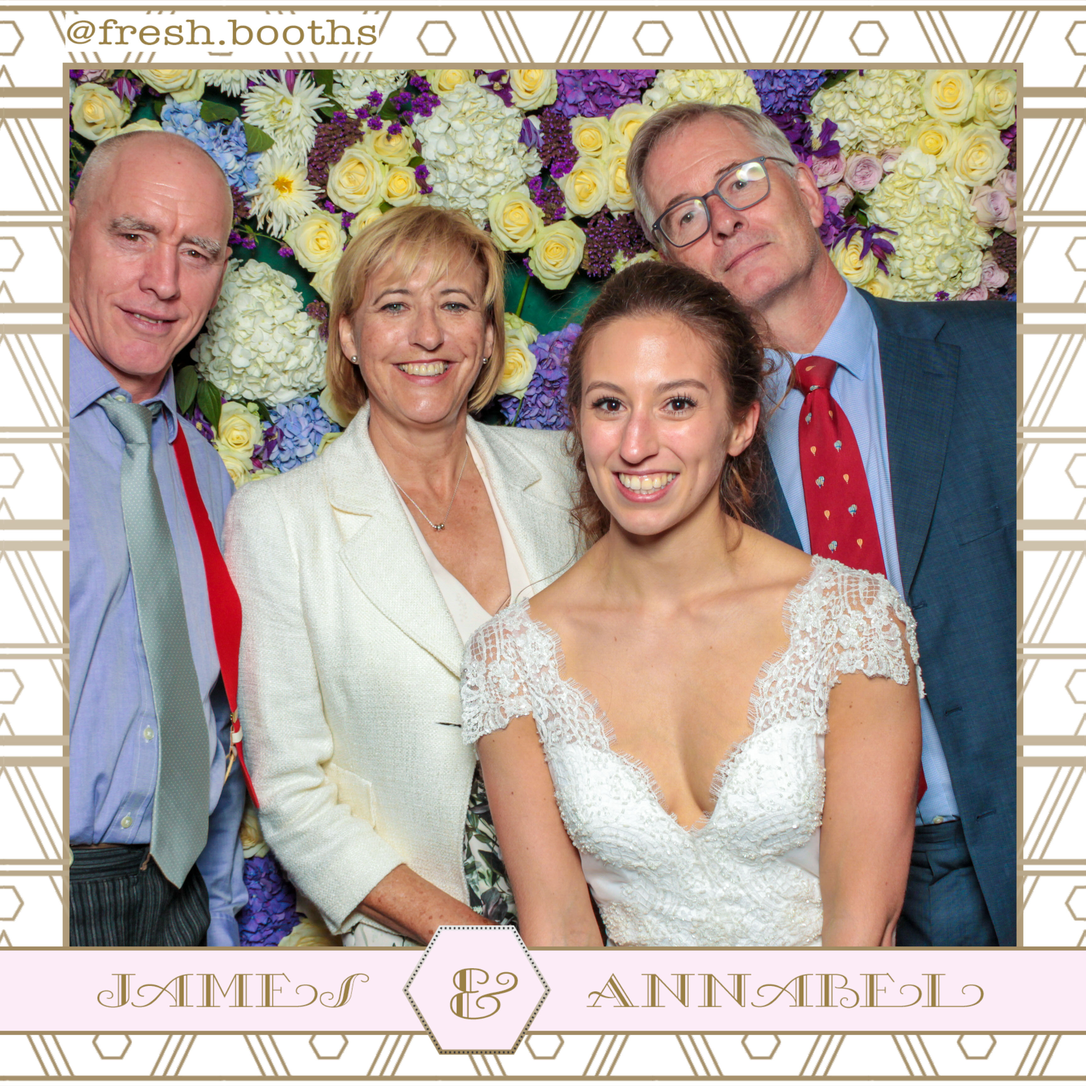 James & Annabel Wedding | View more photos from the event at gallery.freshbooths.com/u/FreshBooths/James-Annabel-Wedding