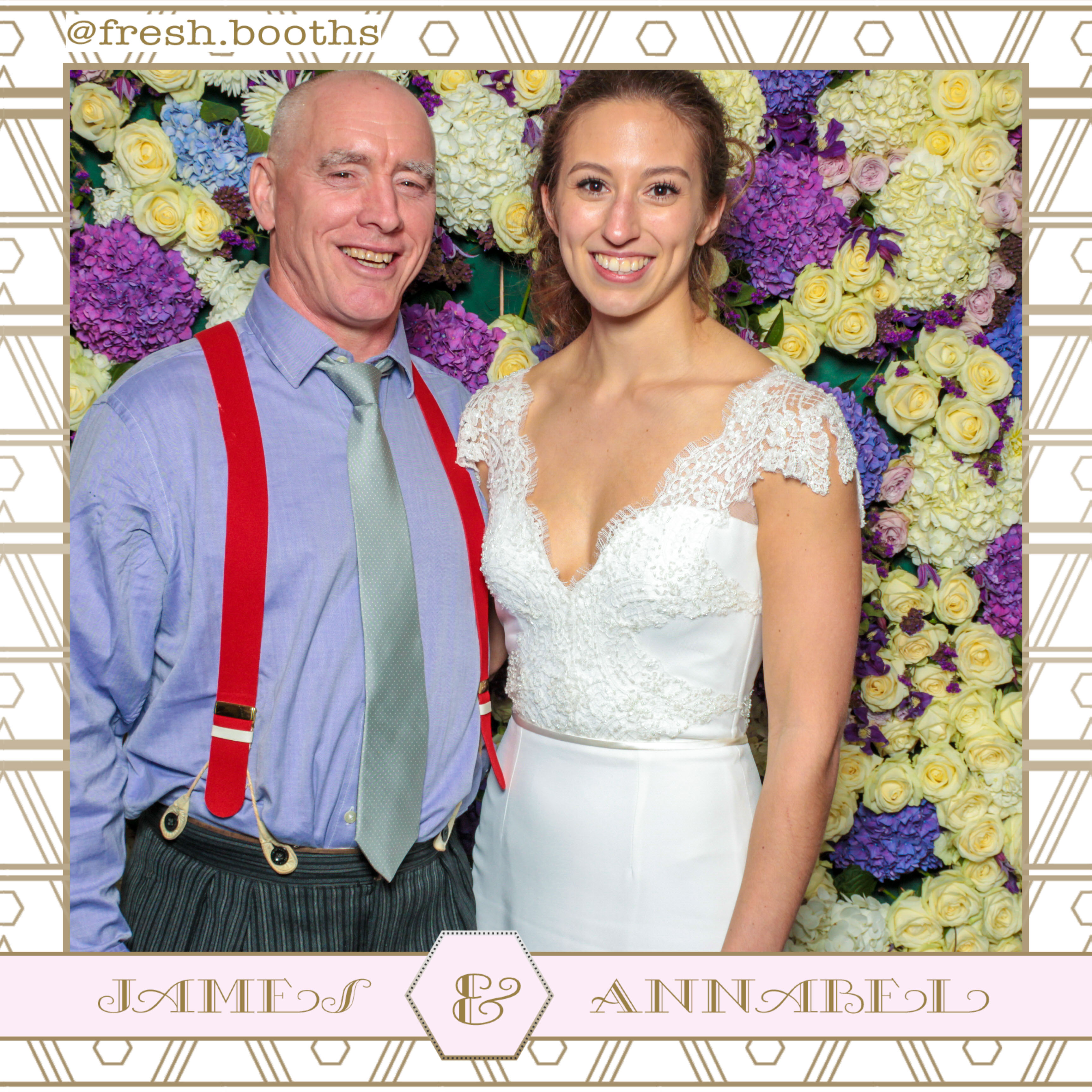 James & Annabel Wedding | View more photos from the event at gallery.freshbooths.com/u/FreshBooths/James-Annabel-Wedding