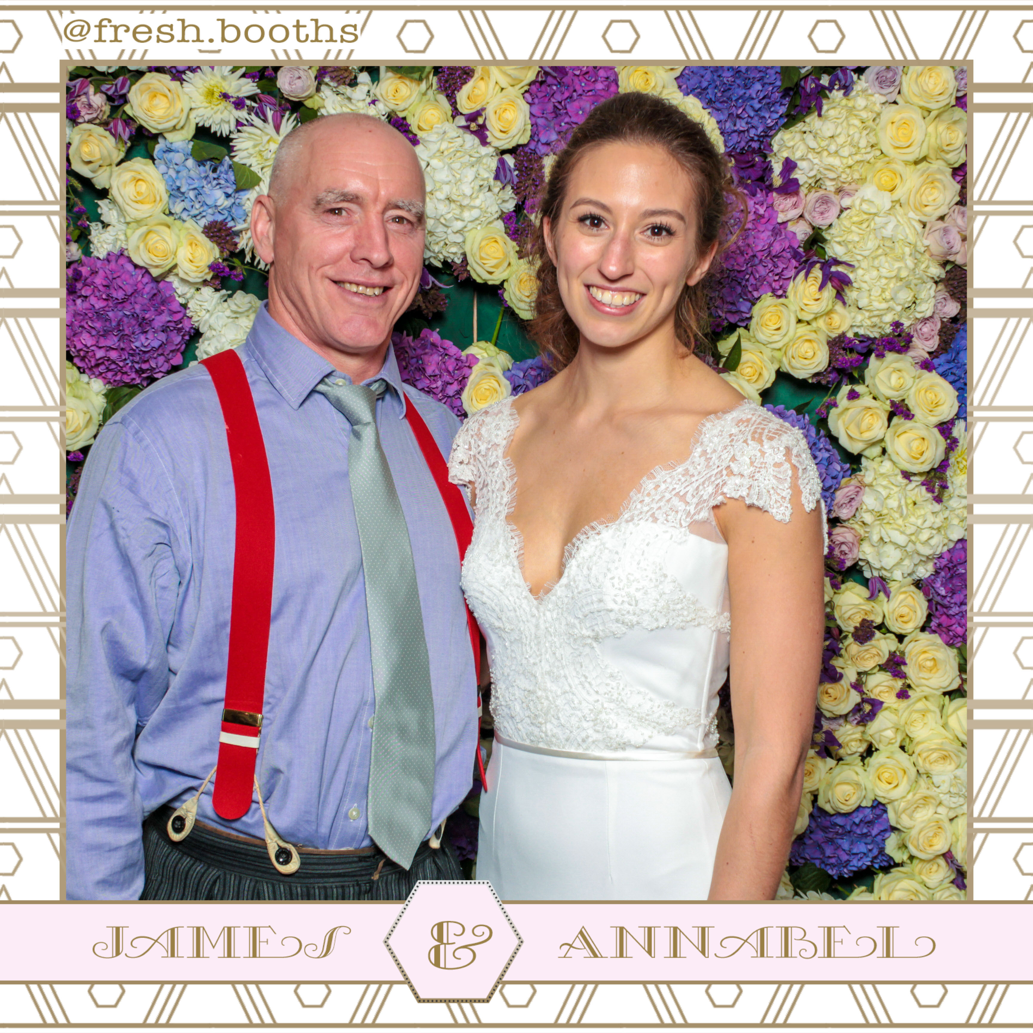 James & Annabel Wedding | View more photos from the event at gallery.freshbooths.com/u/FreshBooths/James-Annabel-Wedding