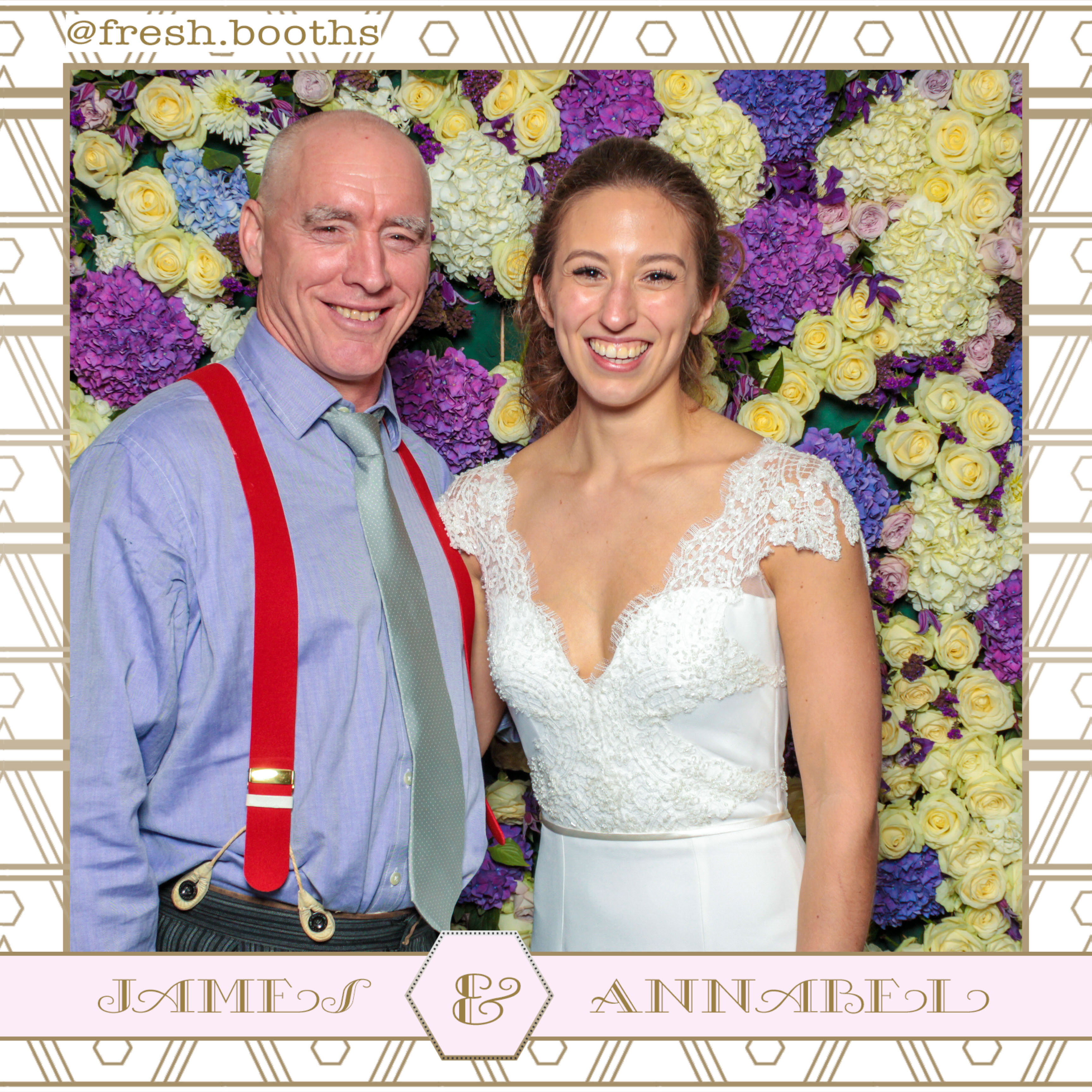 James & Annabel Wedding | View more photos from the event at gallery.freshbooths.com/u/FreshBooths/James-Annabel-Wedding