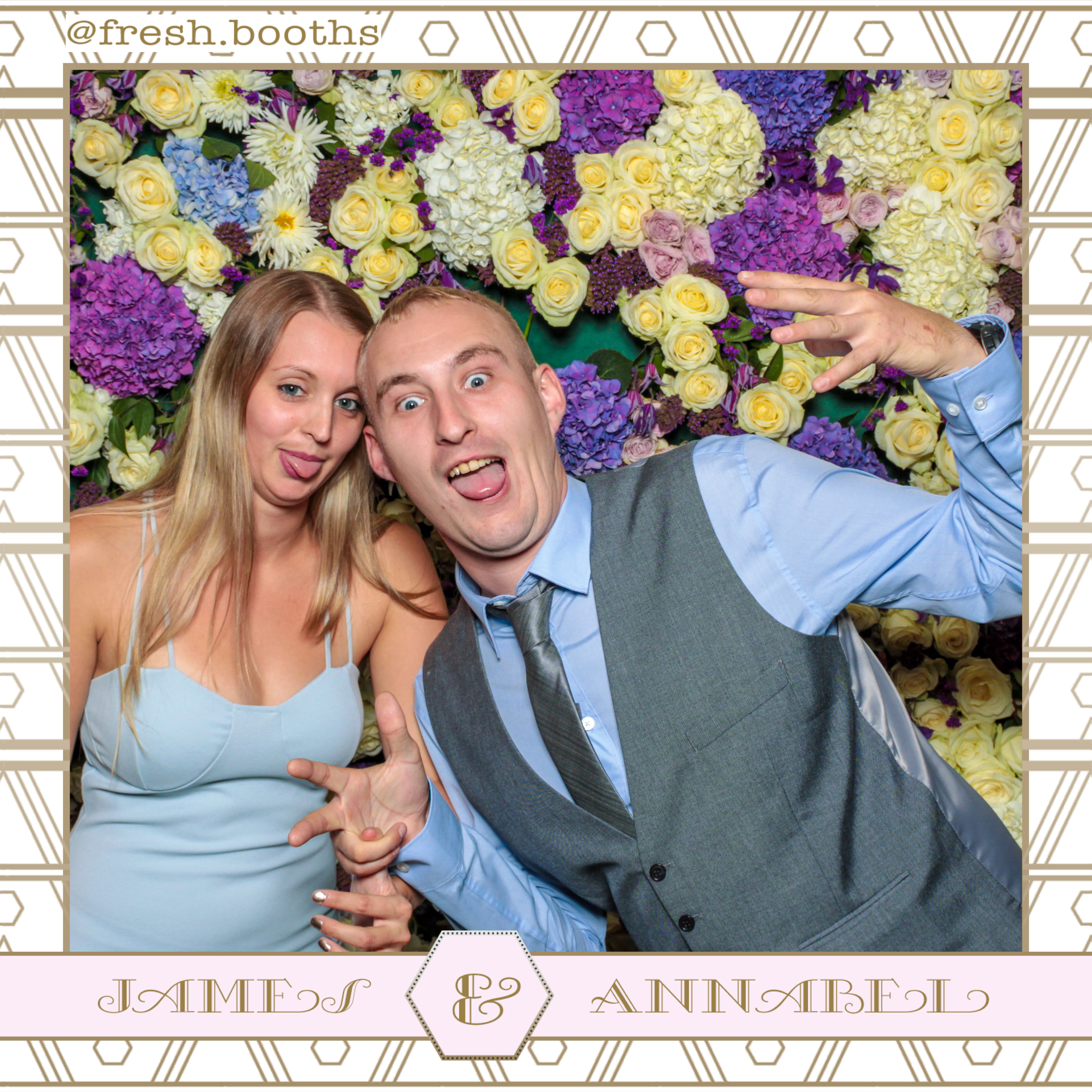 James & Annabel Wedding | View more photos from the event at gallery.freshbooths.com/u/FreshBooths/James-Annabel-Wedding
