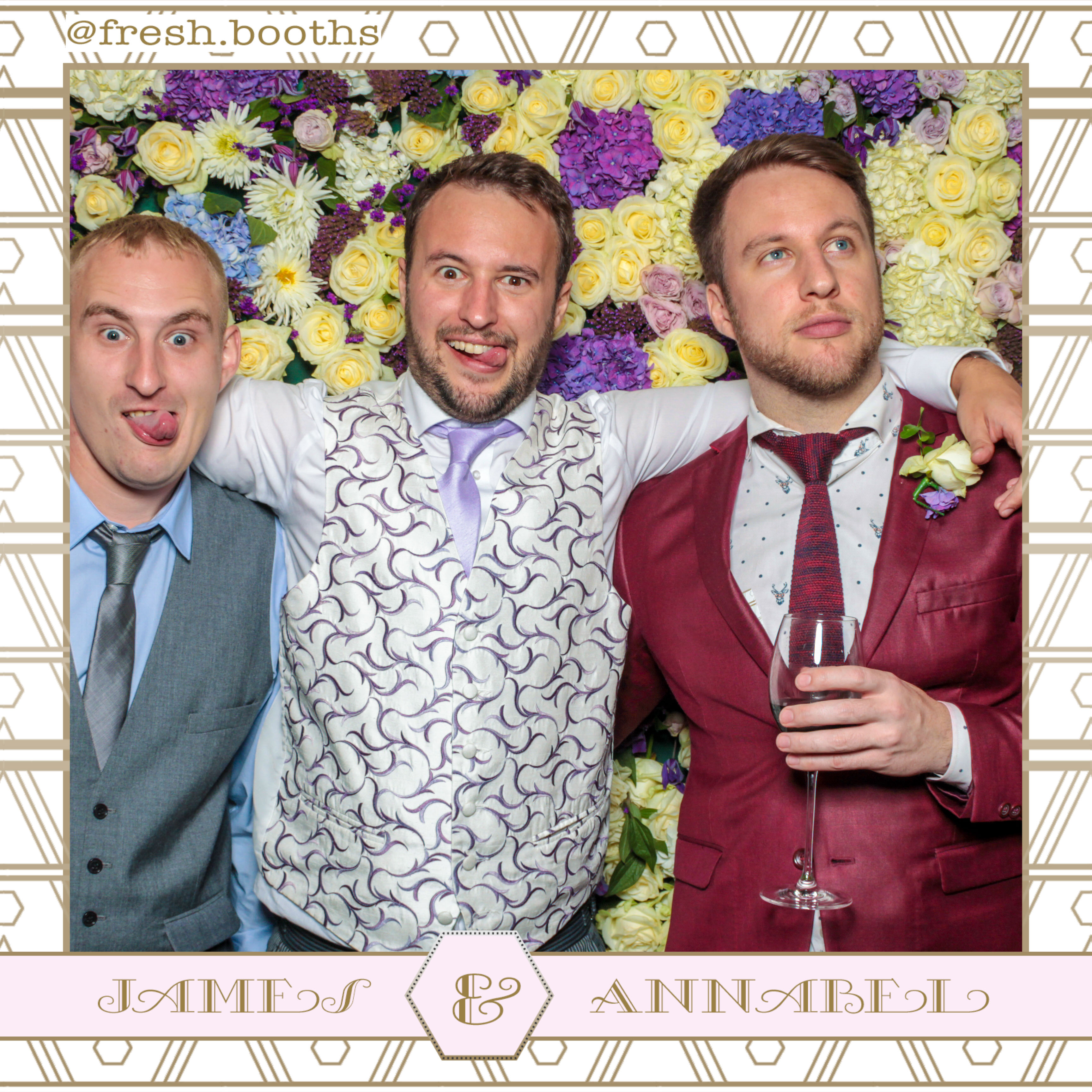 James & Annabel Wedding | View more photos from the event at gallery.freshbooths.com/u/FreshBooths/James-Annabel-Wedding
