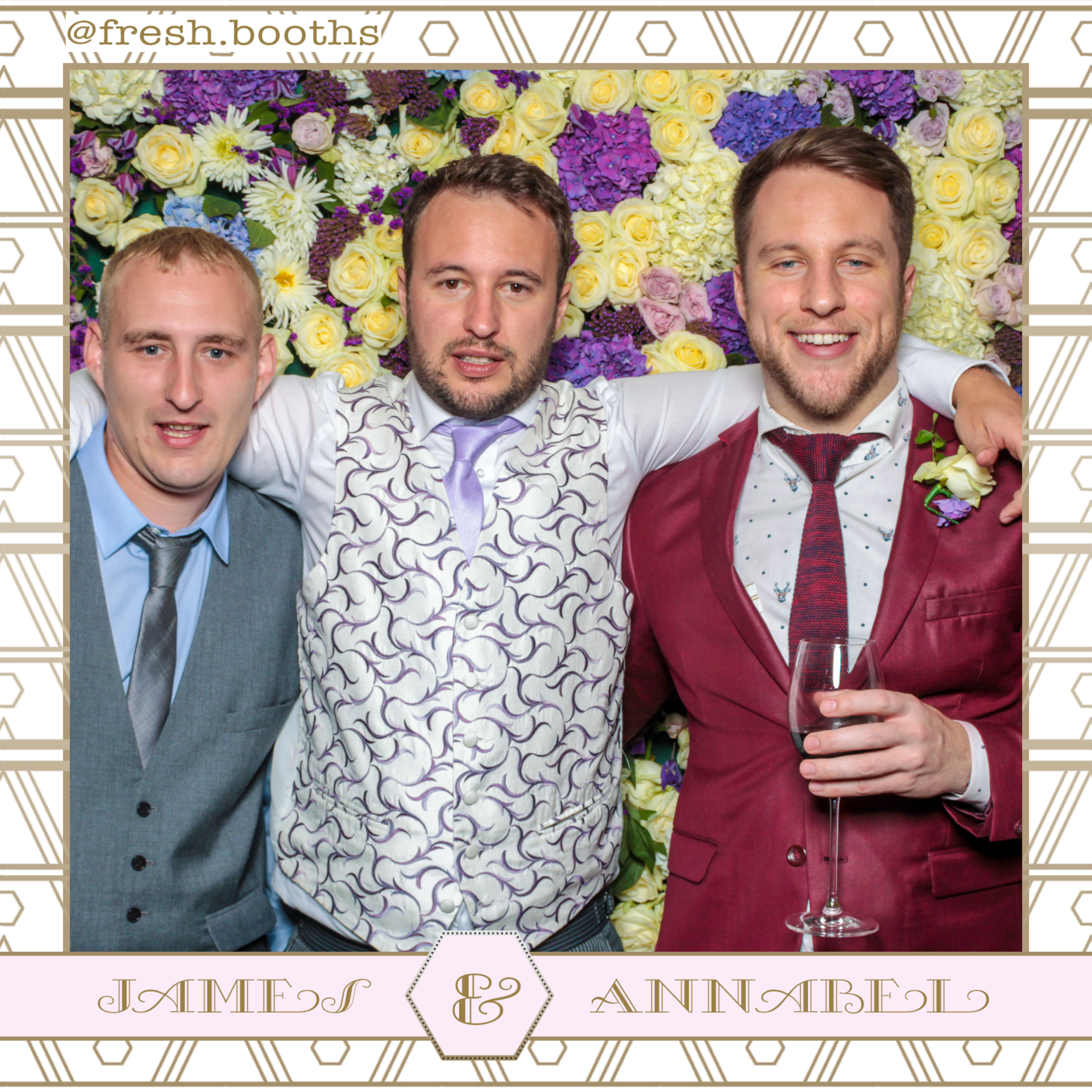 James & Annabel Wedding | View more photos from the event at gallery.freshbooths.com/u/FreshBooths/James-Annabel-Wedding