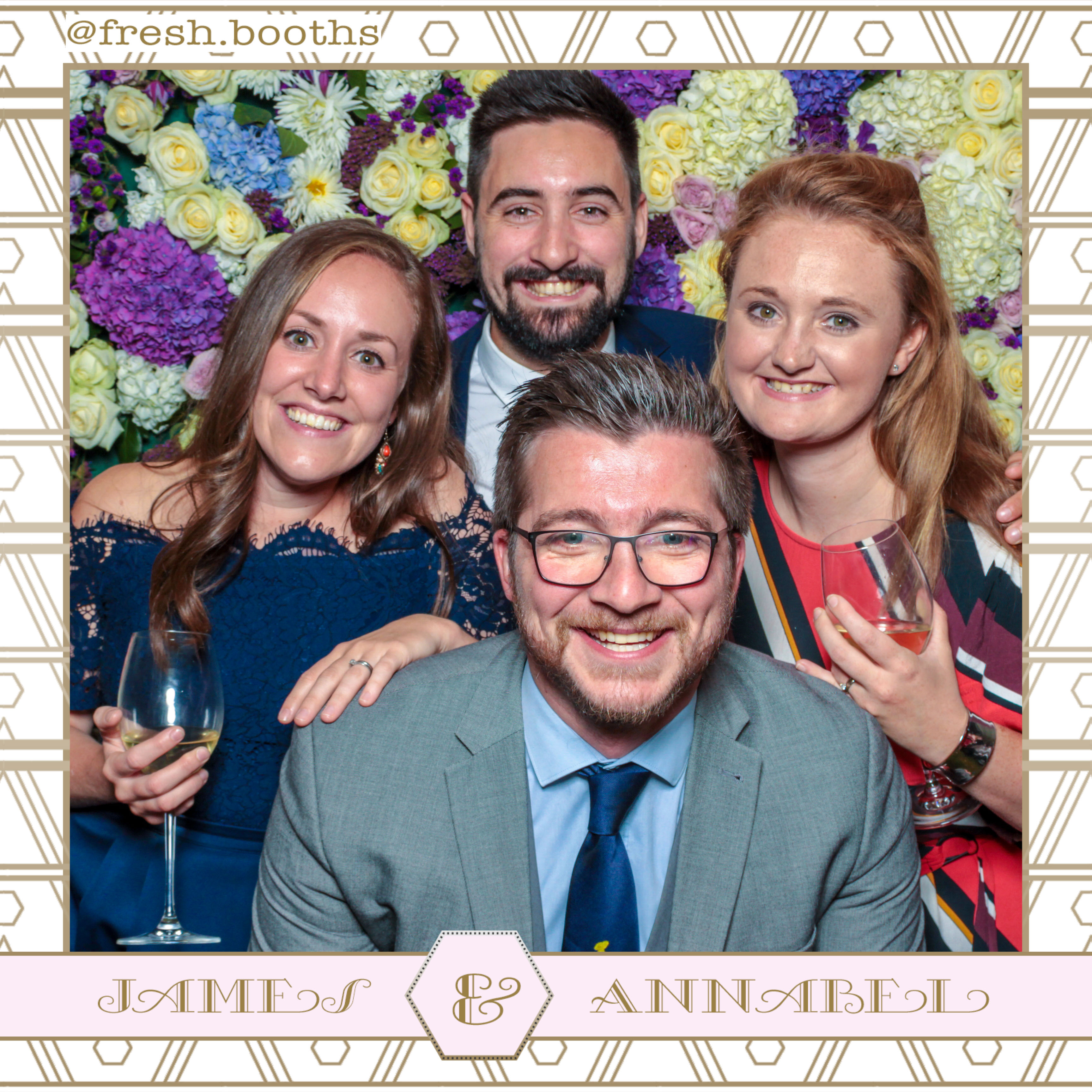 James & Annabel Wedding | View more photos from the event at gallery.freshbooths.com/u/FreshBooths/James-Annabel-Wedding