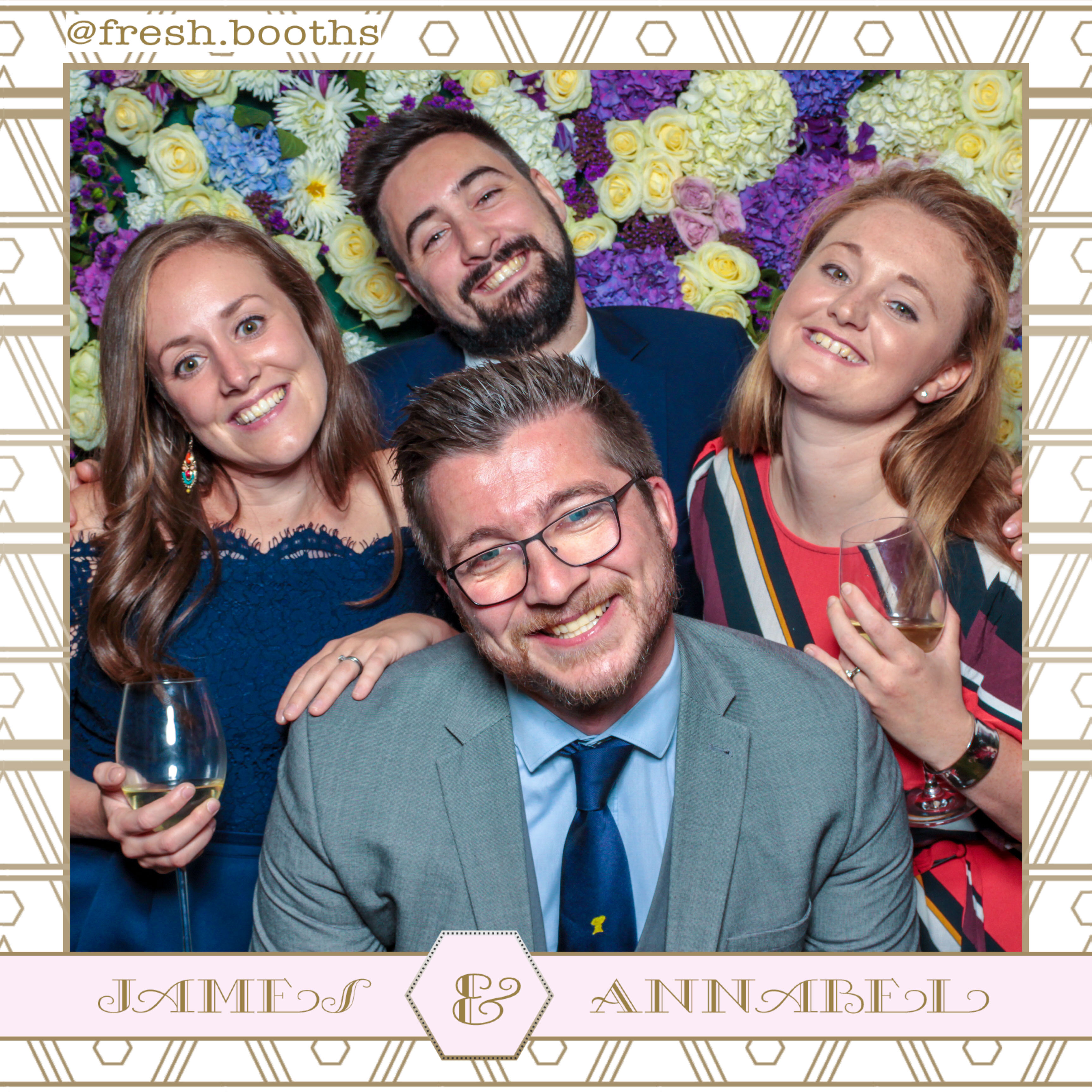 James & Annabel Wedding | View more photos from the event at gallery.freshbooths.com/u/FreshBooths/James-Annabel-Wedding