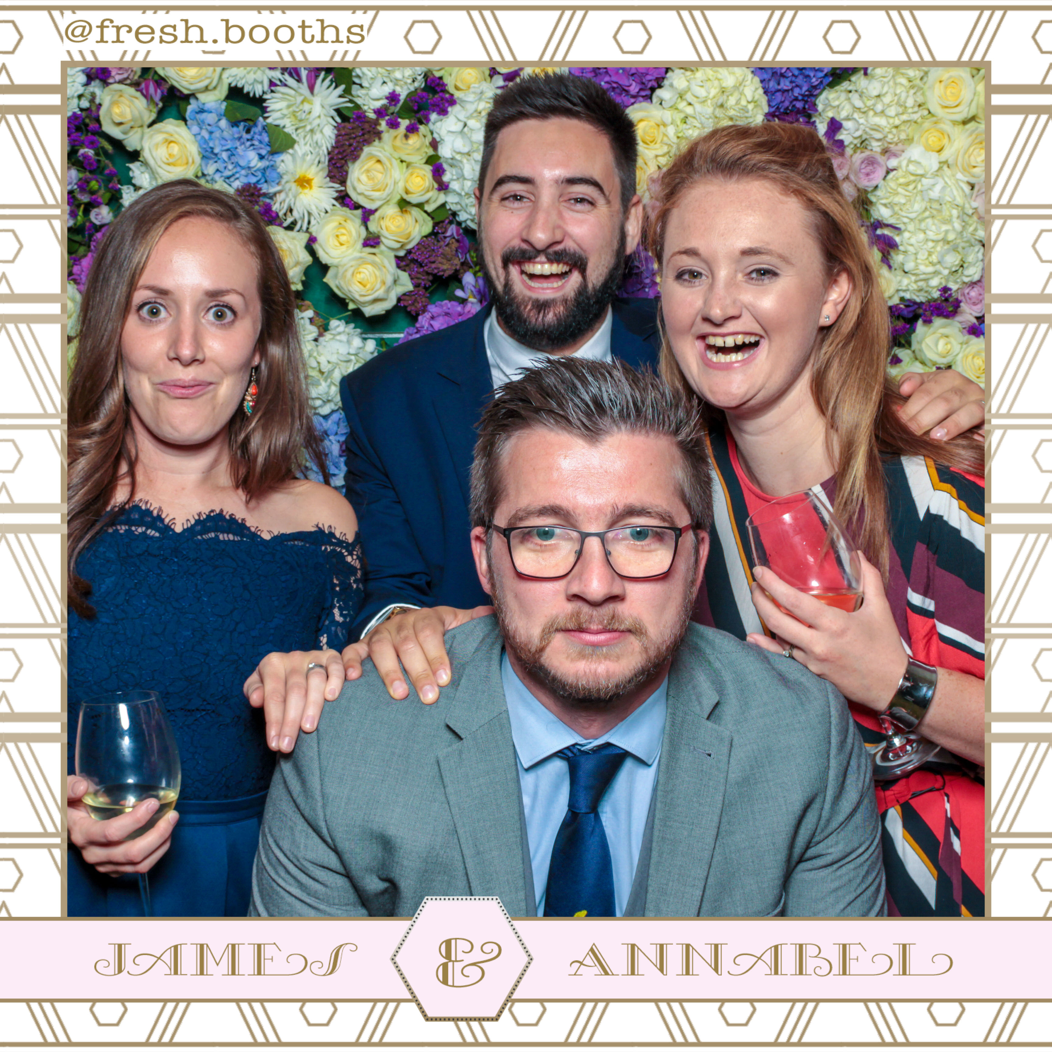 James & Annabel Wedding | View more photos from the event at gallery.freshbooths.com/u/FreshBooths/James-Annabel-Wedding