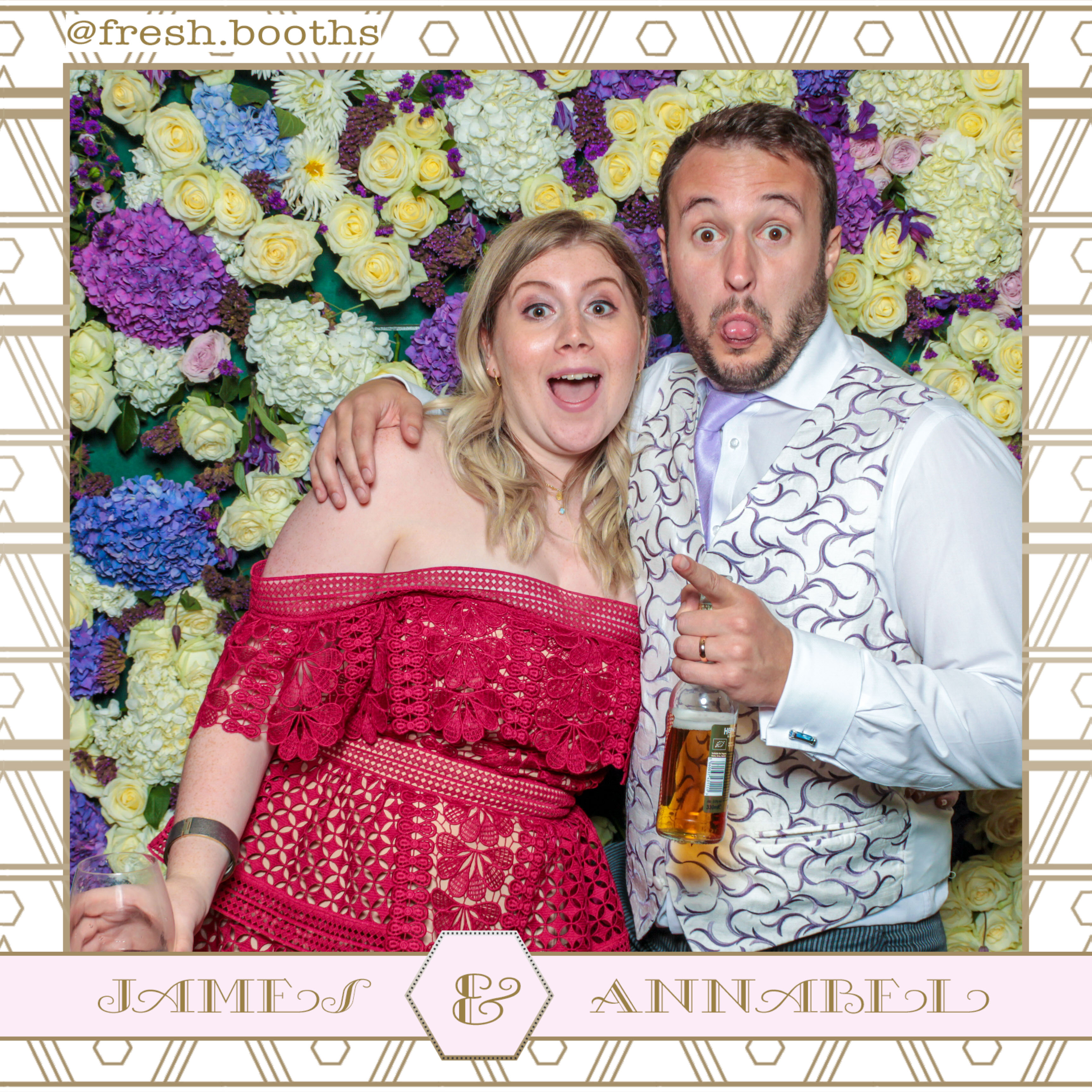 James & Annabel Wedding | View more photos from the event at gallery.freshbooths.com/u/FreshBooths/James-Annabel-Wedding