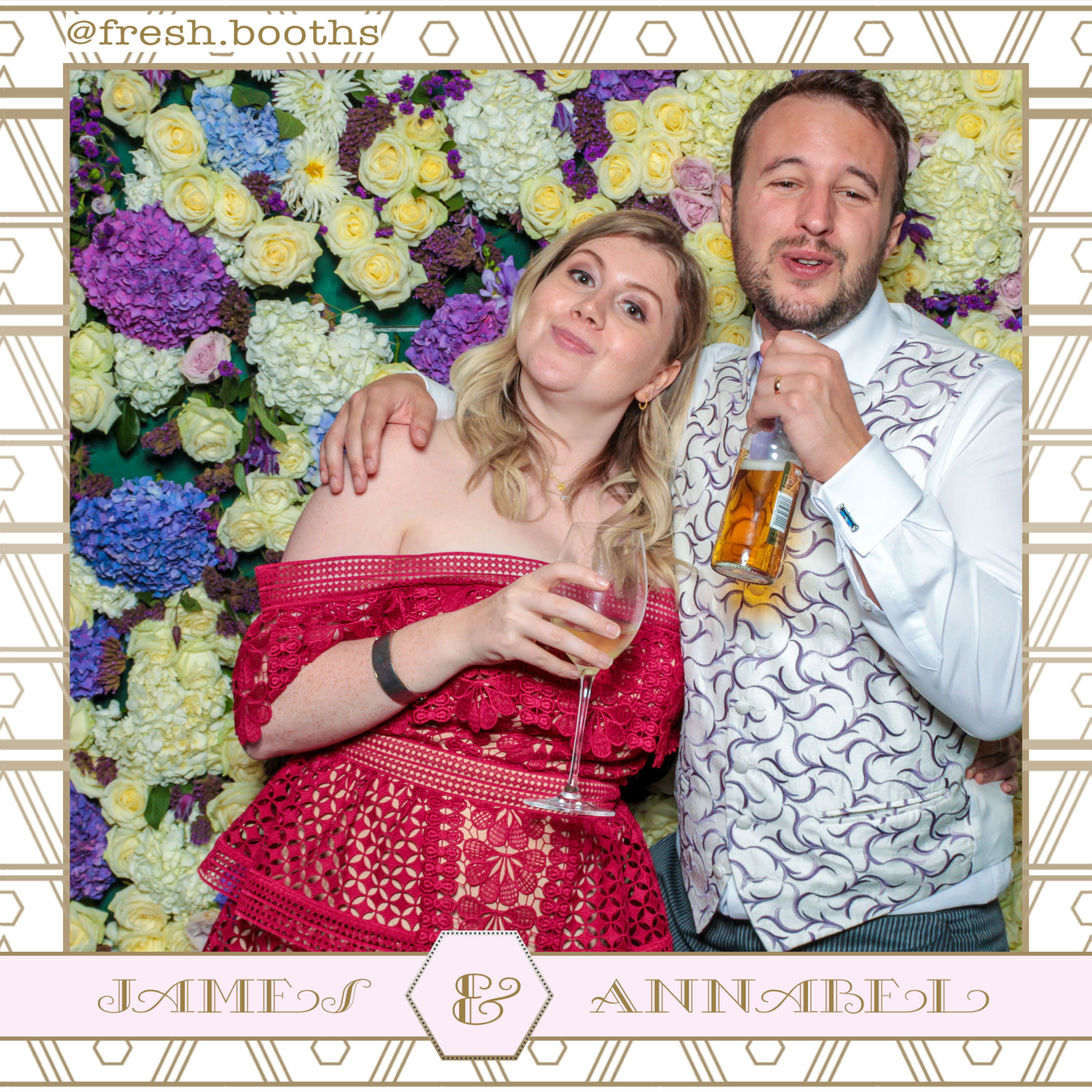James & Annabel Wedding | View more photos from the event at gallery.freshbooths.com/u/FreshBooths/James-Annabel-Wedding