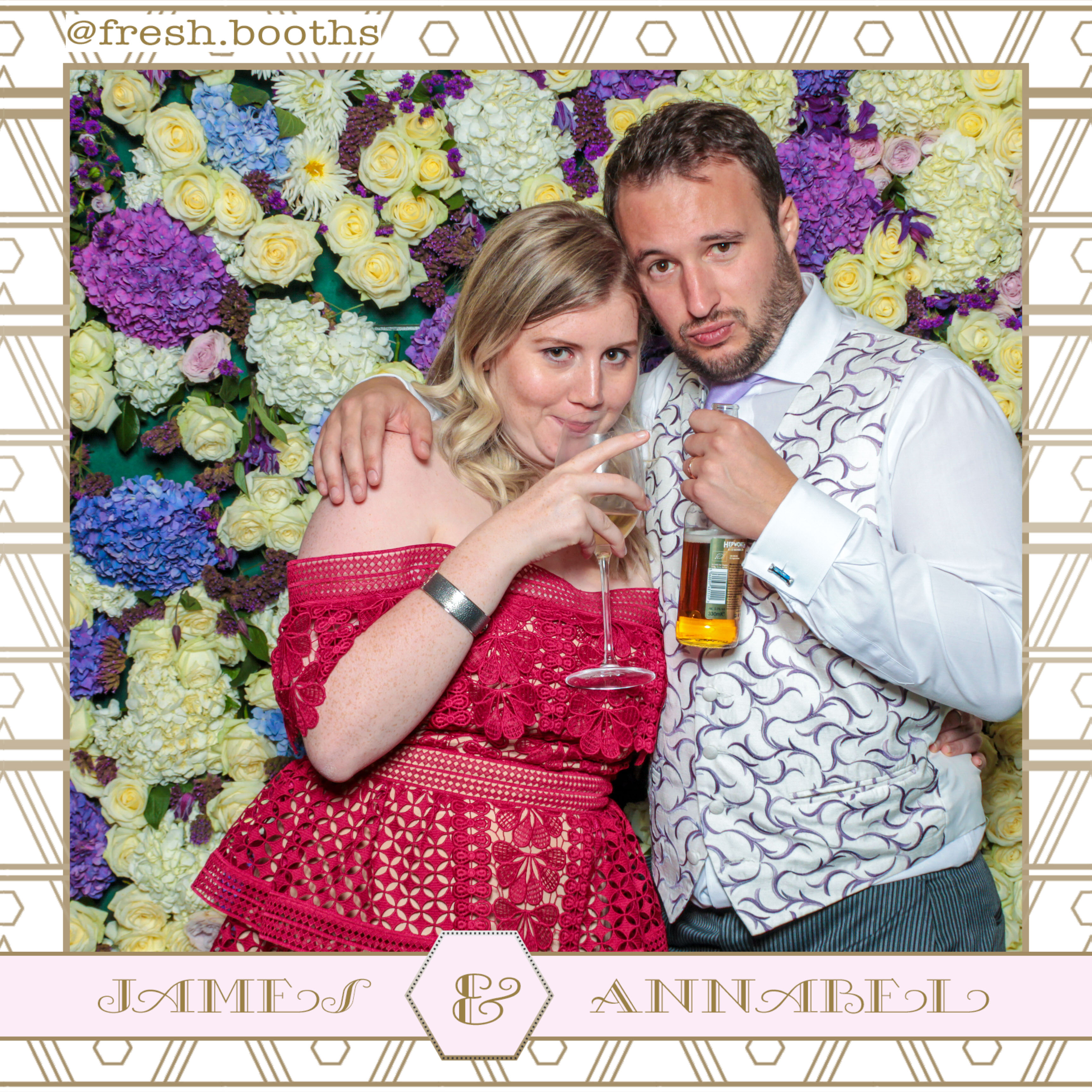 James & Annabel Wedding | View more photos from the event at gallery.freshbooths.com/u/FreshBooths/James-Annabel-Wedding