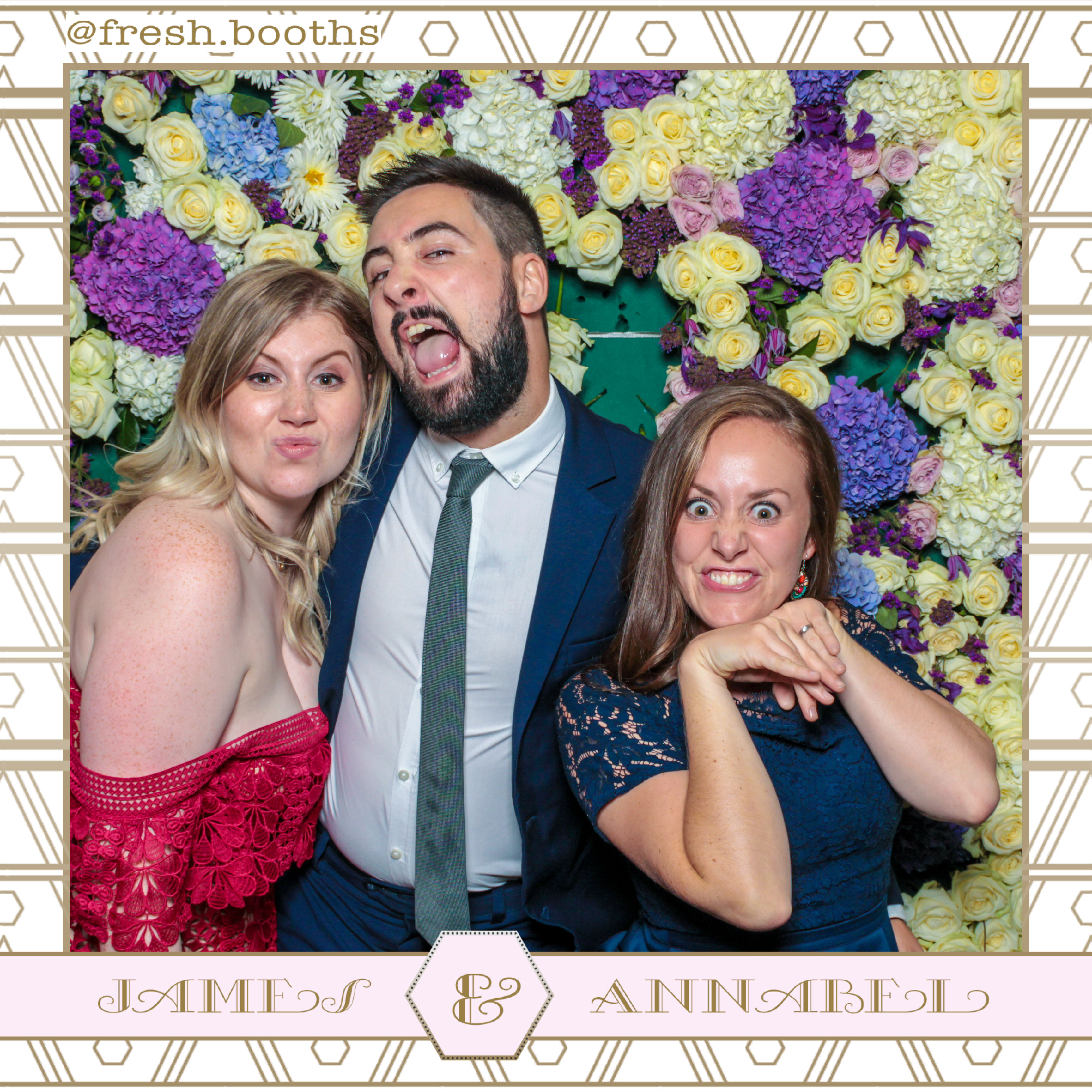 James & Annabel Wedding | View more photos from the event at gallery.freshbooths.com/u/FreshBooths/James-Annabel-Wedding