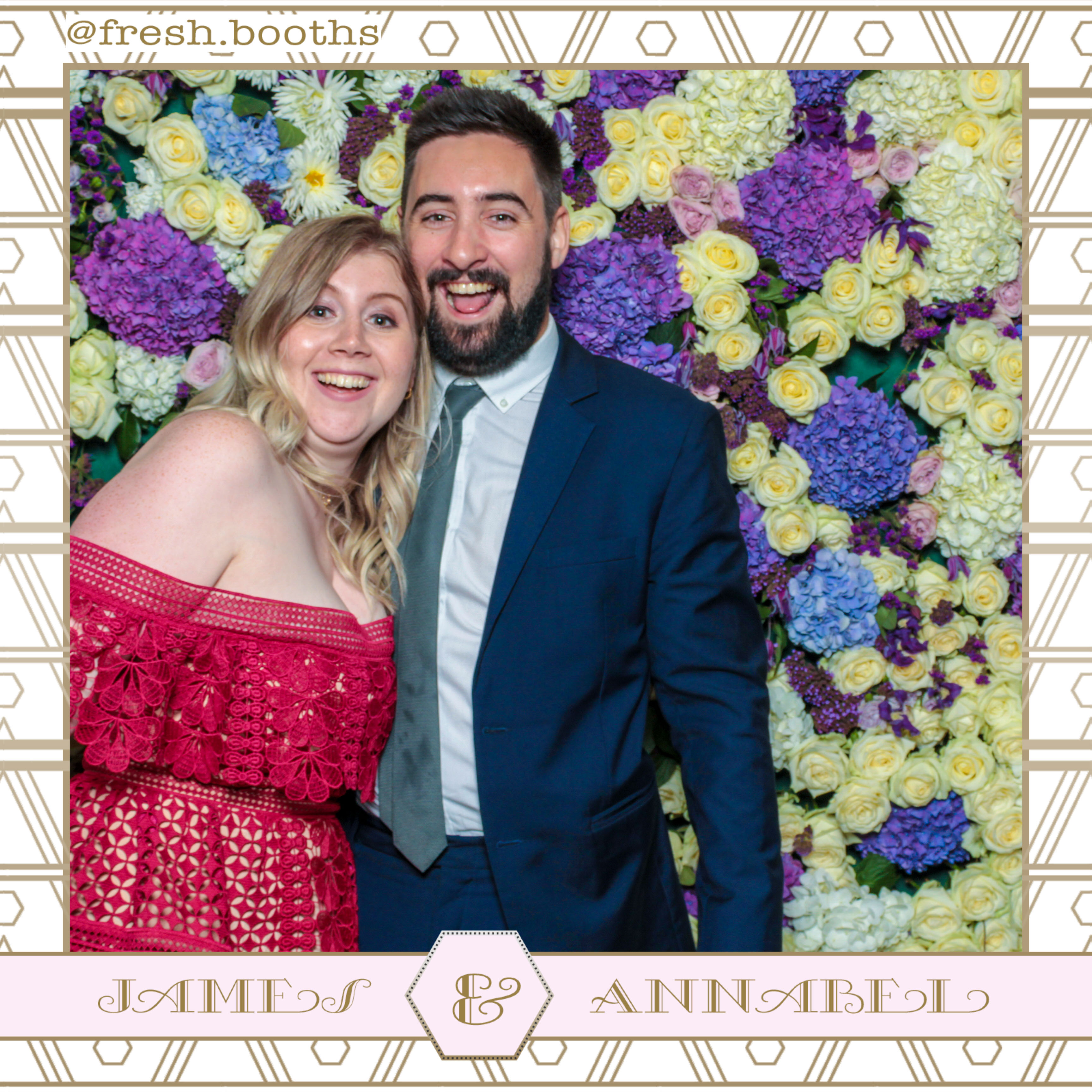 James & Annabel Wedding | View more photos from the event at gallery.freshbooths.com/u/FreshBooths/James-Annabel-Wedding