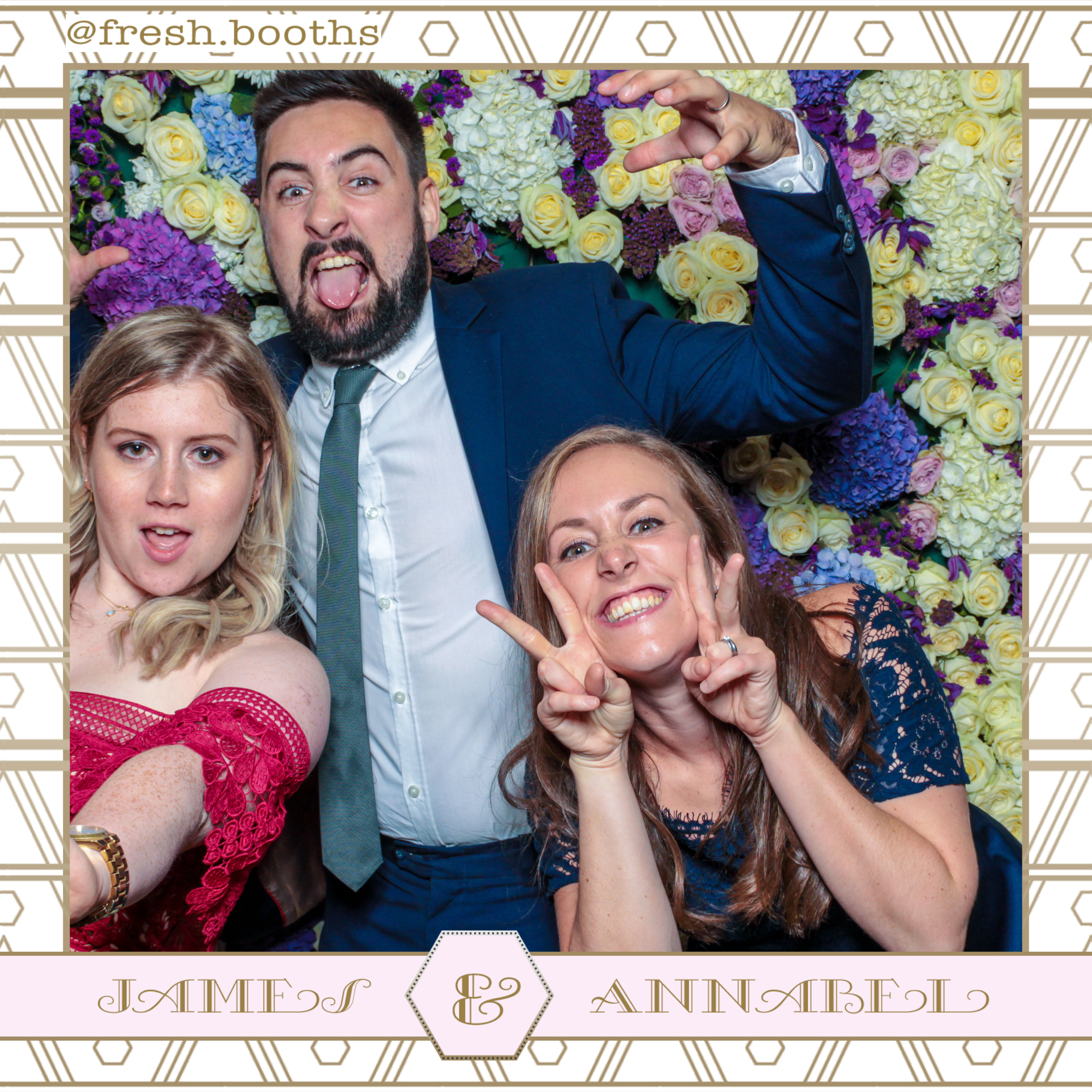 James & Annabel Wedding | View more photos from the event at gallery.freshbooths.com/u/FreshBooths/James-Annabel-Wedding