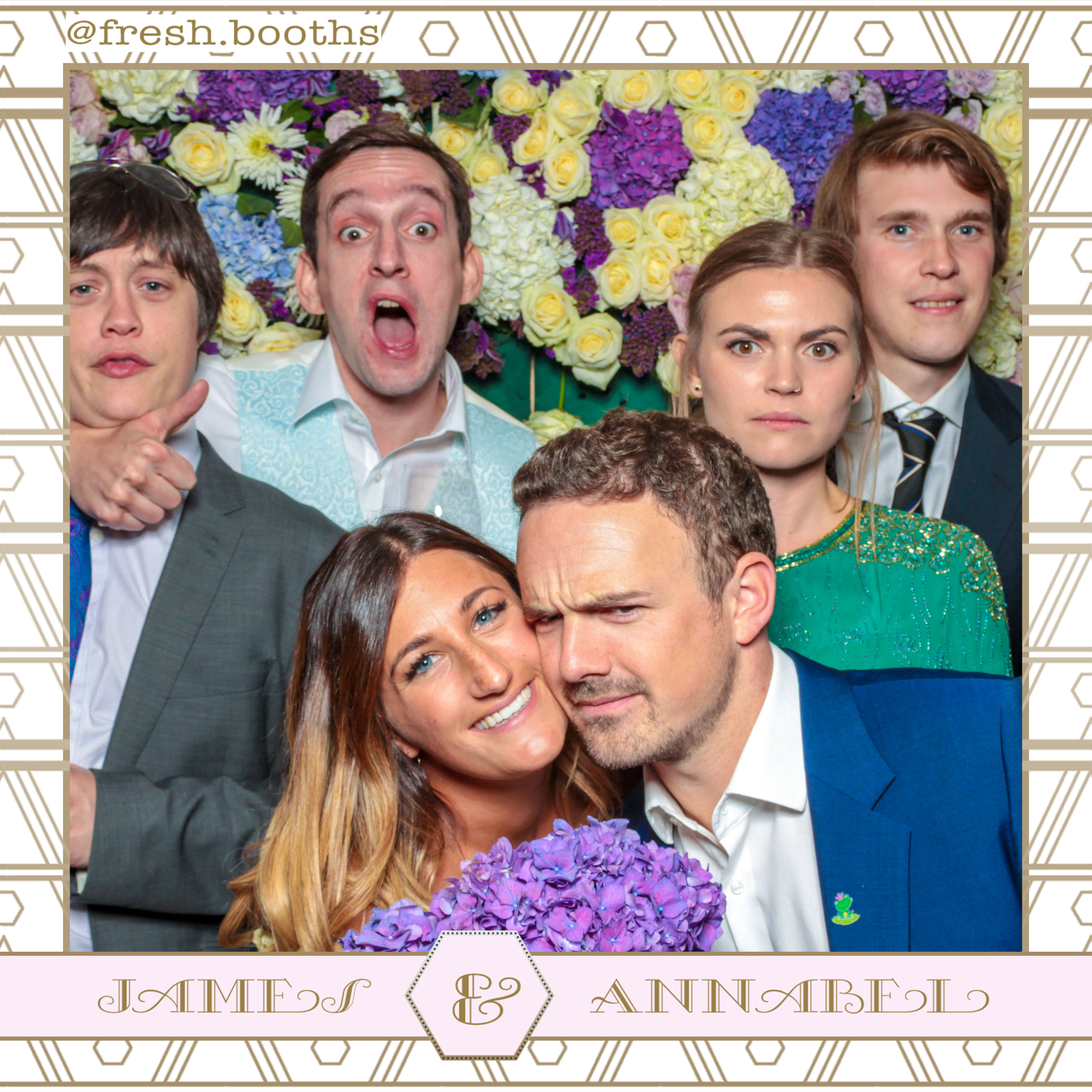 James & Annabel Wedding | View more photos from the event at gallery.freshbooths.com/u/FreshBooths/James-Annabel-Wedding