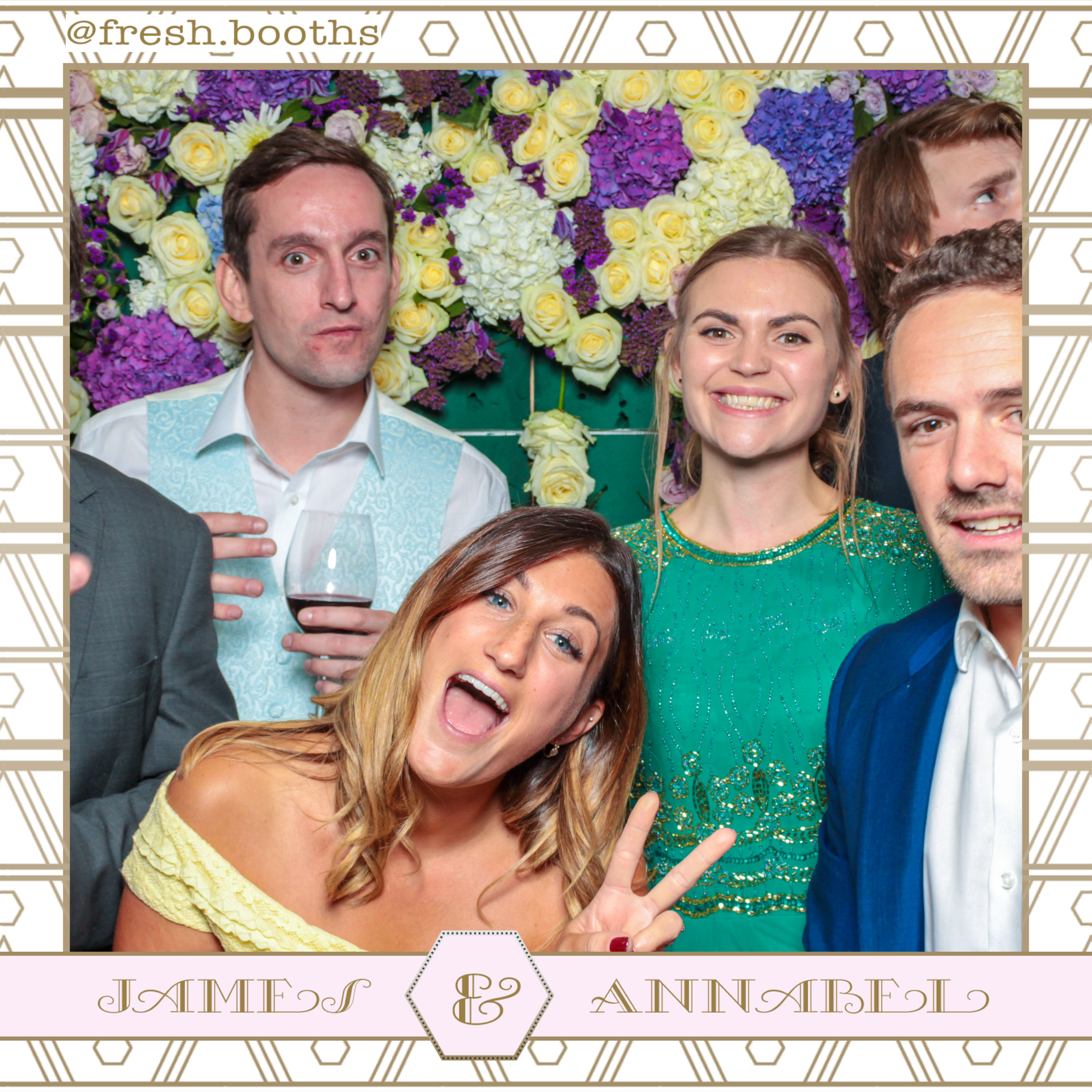 James & Annabel Wedding | View more photos from the event at gallery.freshbooths.com/u/FreshBooths/James-Annabel-Wedding