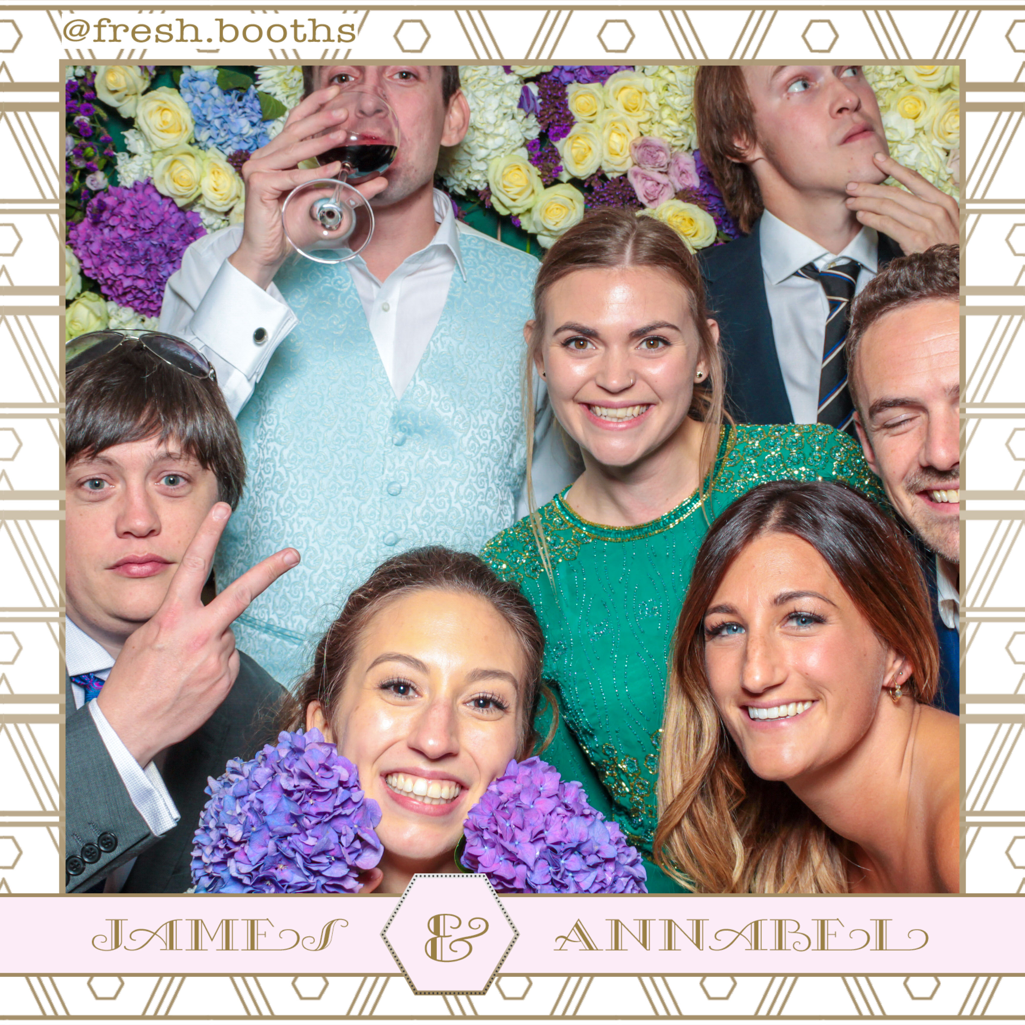 James & Annabel Wedding | View more photos from the event at gallery.freshbooths.com/u/FreshBooths/James-Annabel-Wedding