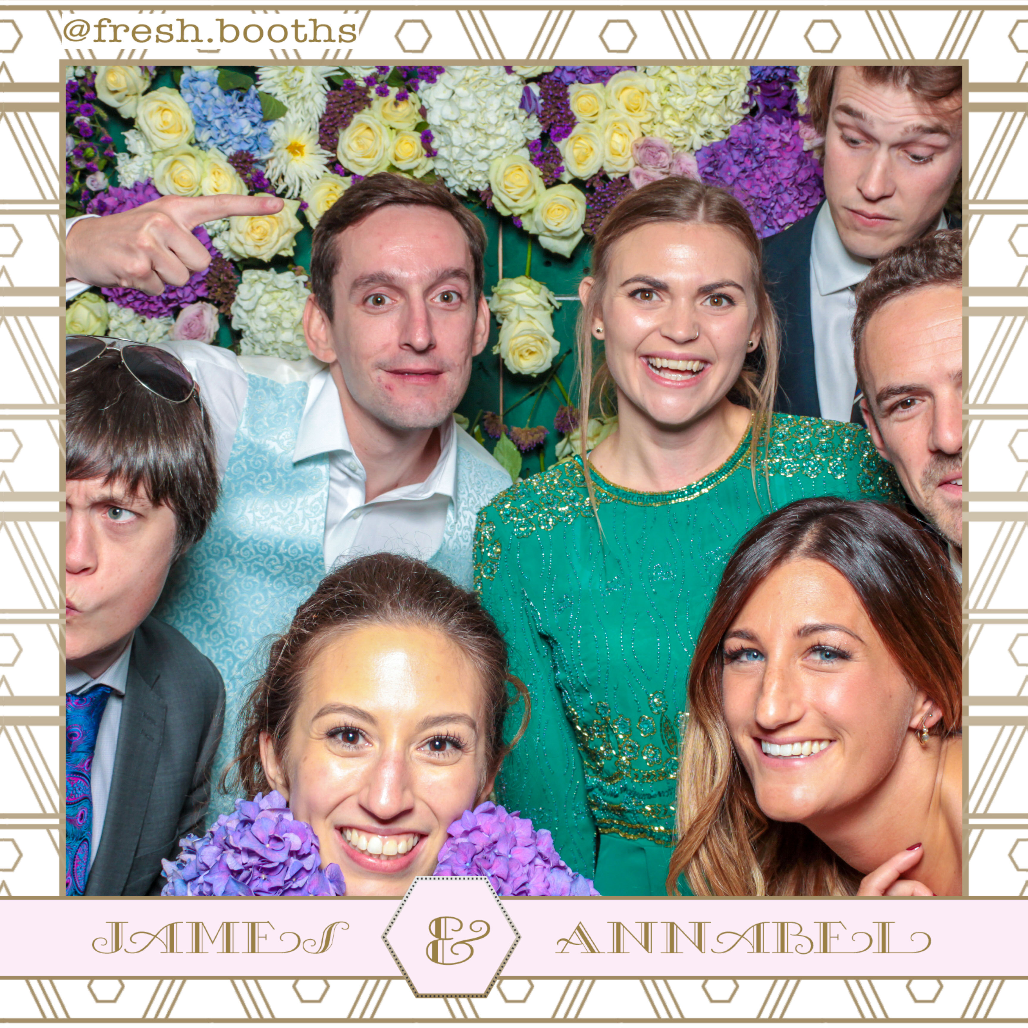 James & Annabel Wedding | View more photos from the event at gallery.freshbooths.com/u/FreshBooths/James-Annabel-Wedding