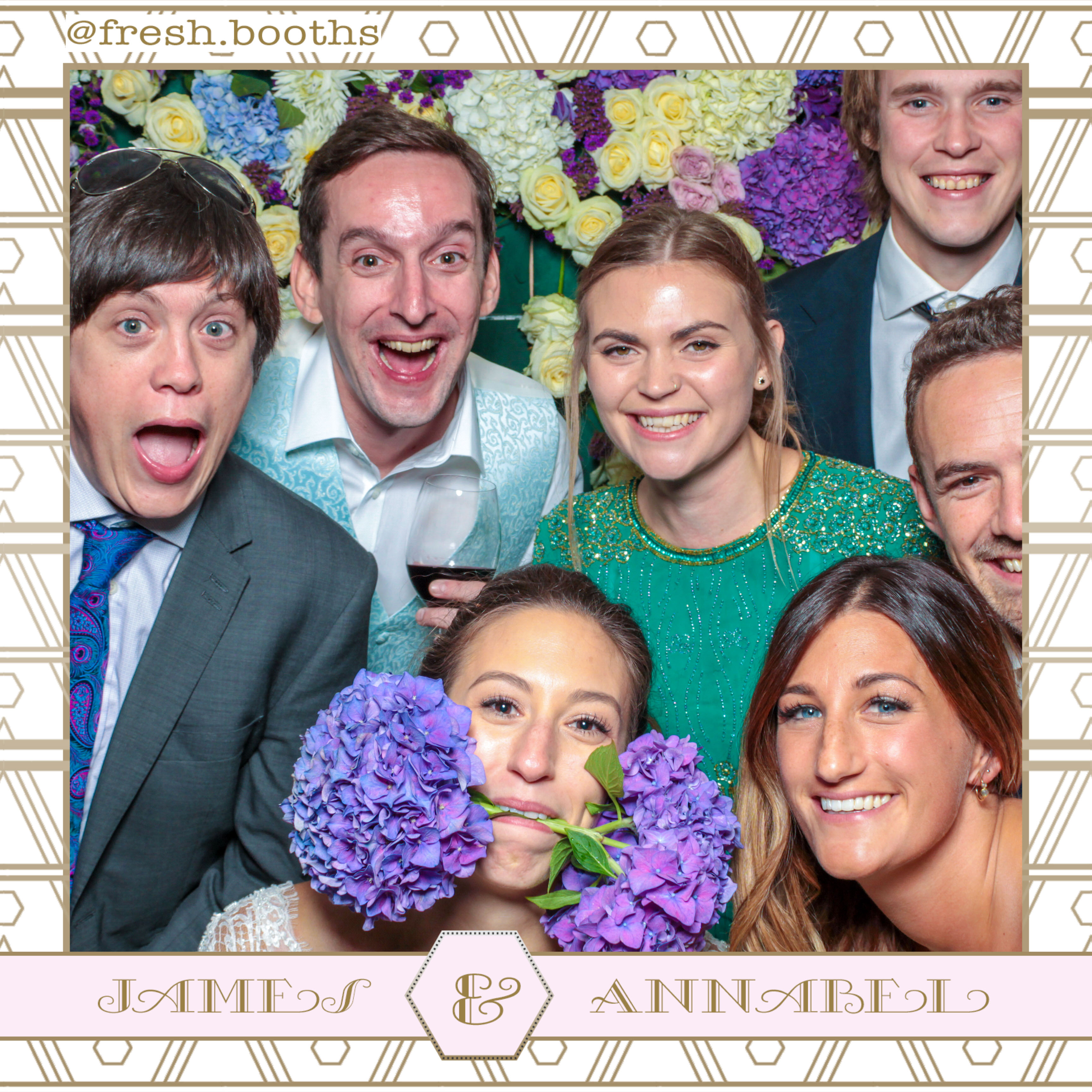 James & Annabel Wedding | View more photos from the event at gallery.freshbooths.com/u/FreshBooths/James-Annabel-Wedding