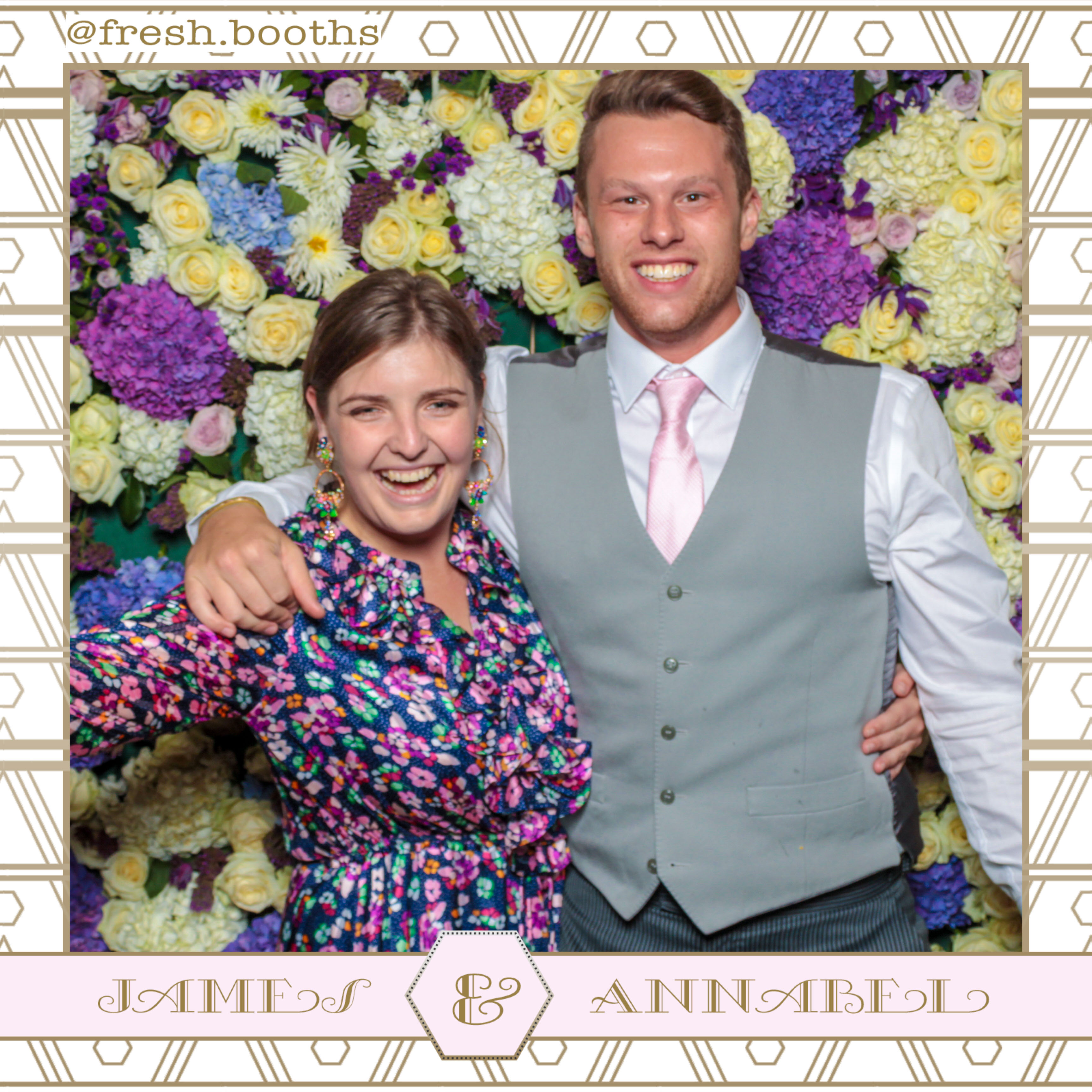 James & Annabel Wedding | View more photos from the event at gallery.freshbooths.com/u/FreshBooths/James-Annabel-Wedding