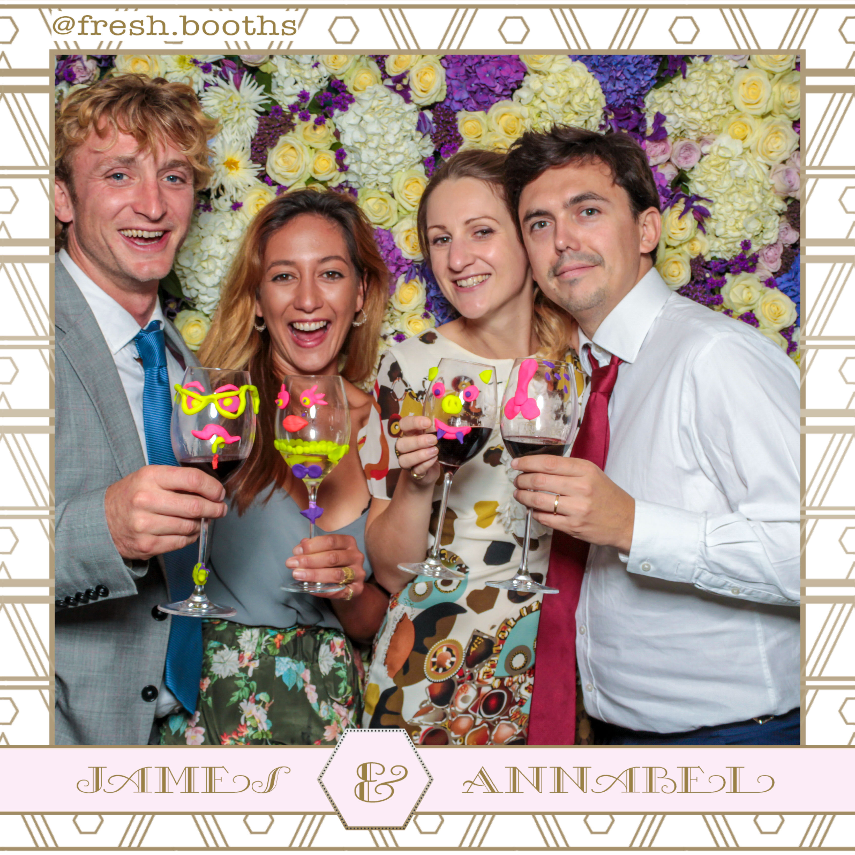 James & Annabel Wedding | View more photos from the event at gallery.freshbooths.com/u/FreshBooths/James-Annabel-Wedding