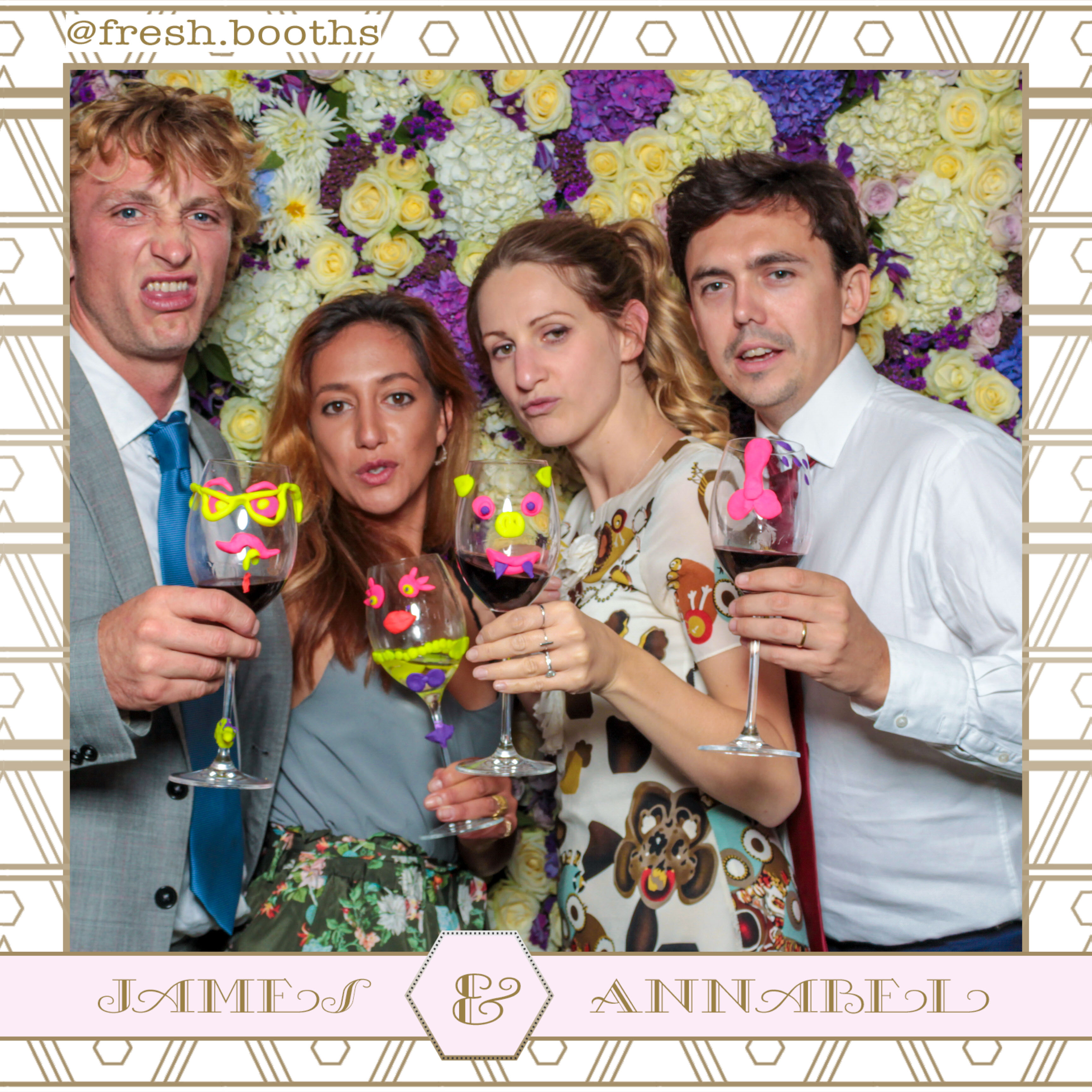 James & Annabel Wedding | View more photos from the event at gallery.freshbooths.com/u/FreshBooths/James-Annabel-Wedding