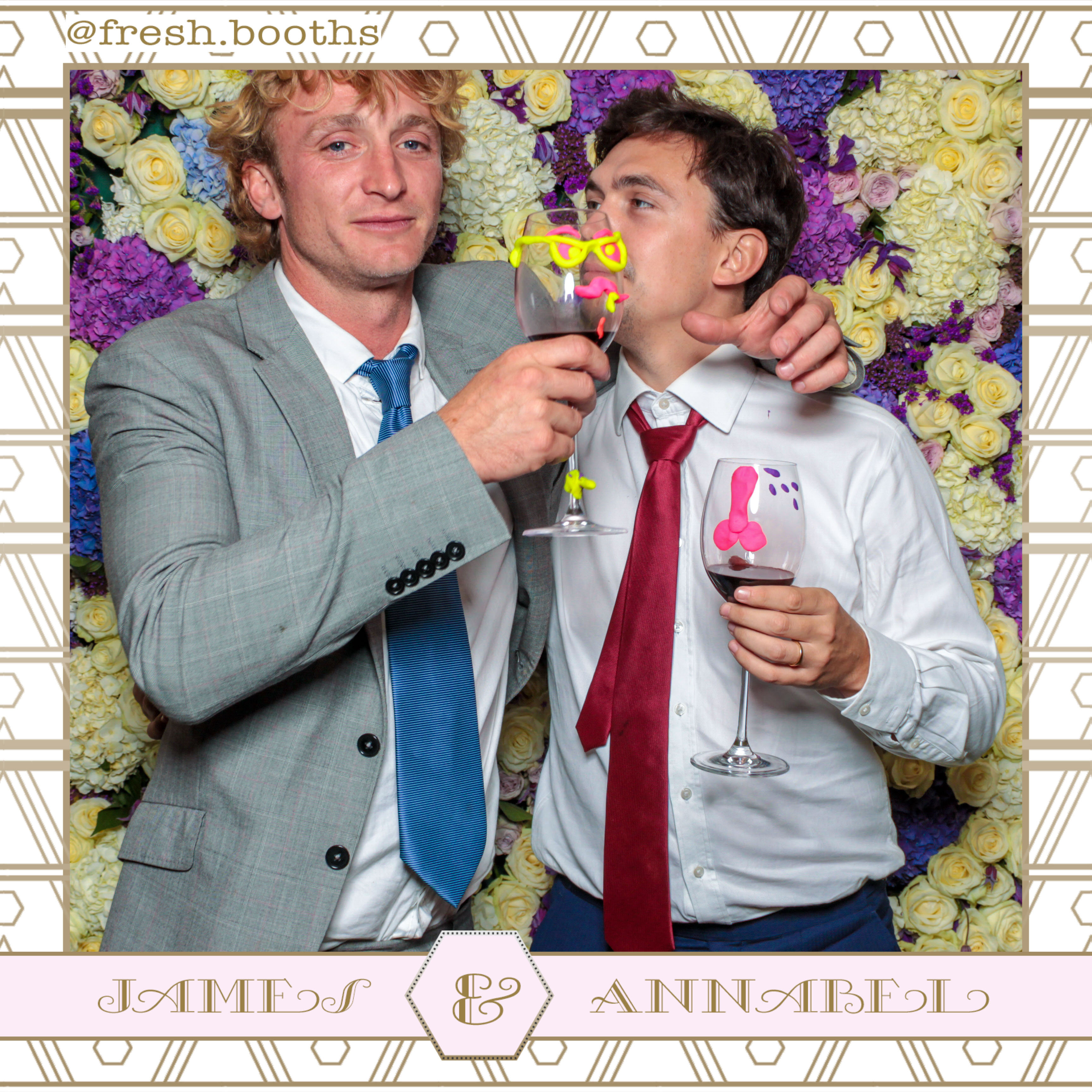 James & Annabel Wedding | View more photos from the event at gallery.freshbooths.com/u/FreshBooths/James-Annabel-Wedding