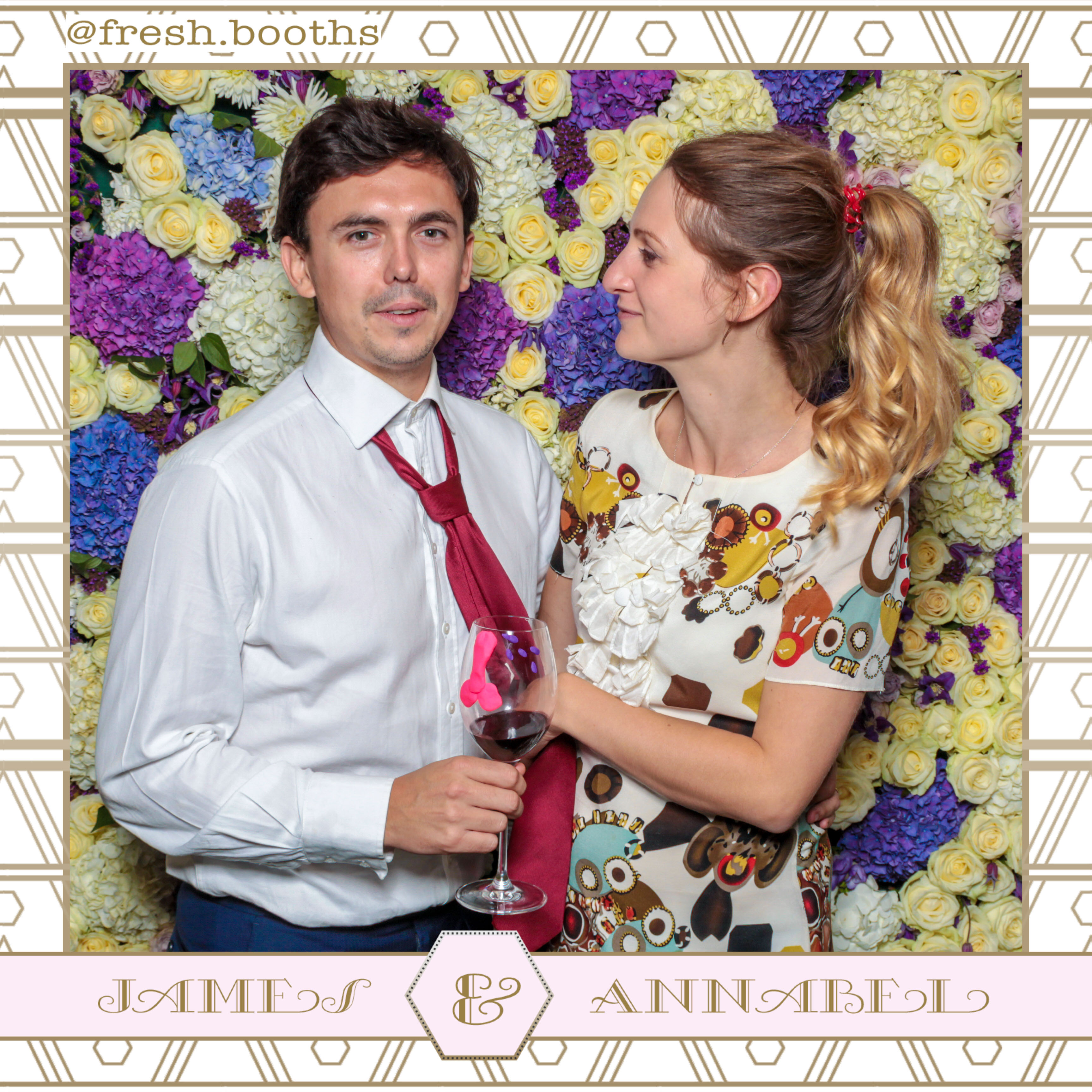 James & Annabel Wedding | View more photos from the event at gallery.freshbooths.com/u/FreshBooths/James-Annabel-Wedding
