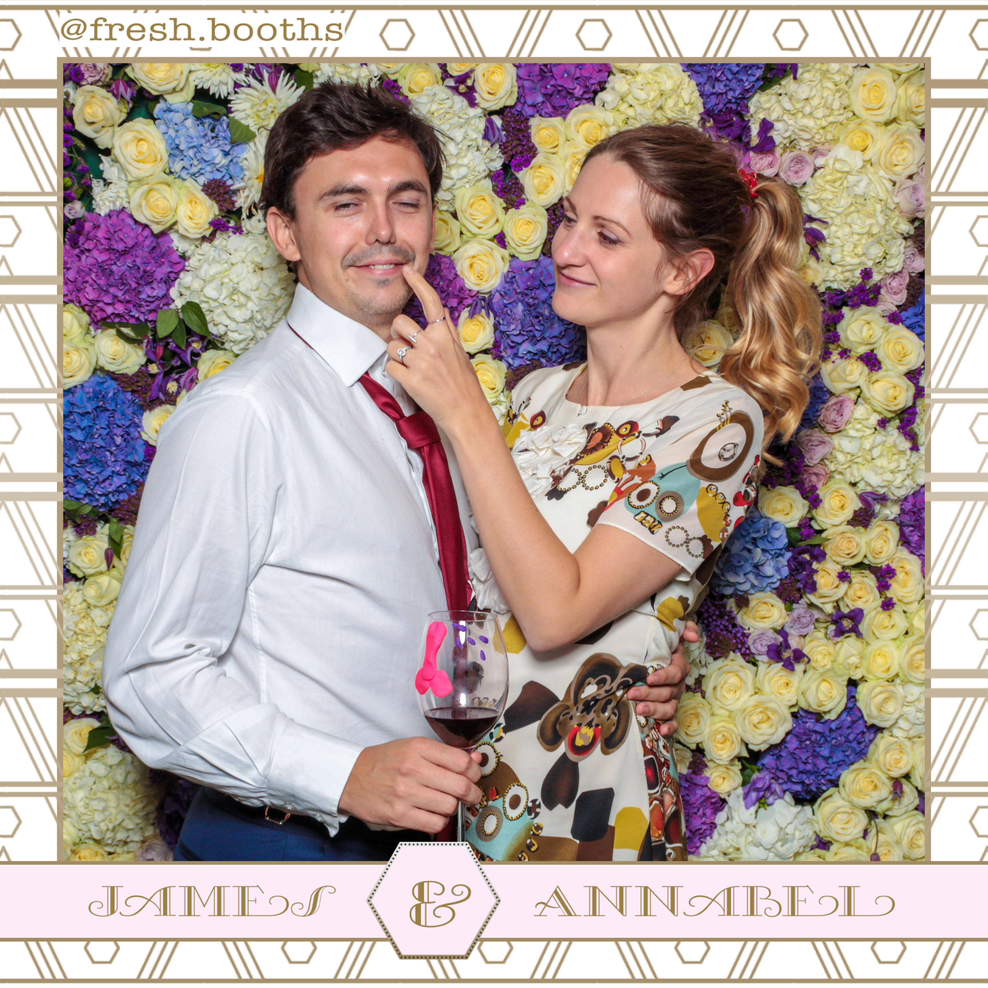 James & Annabel Wedding | View more photos from the event at gallery.freshbooths.com/u/FreshBooths/James-Annabel-Wedding