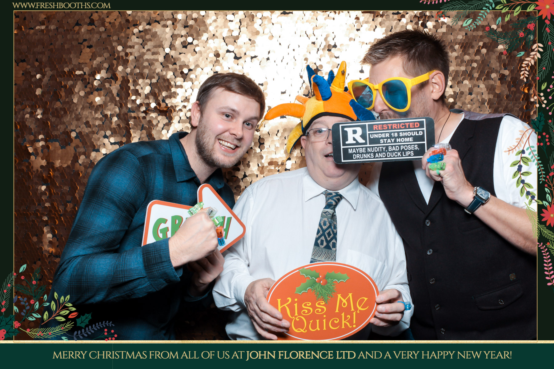 John florence Christmas Party | View more photos from the event at gallery.freshbooths.com/u/FreshBooths/John-florence-Christmas-Party