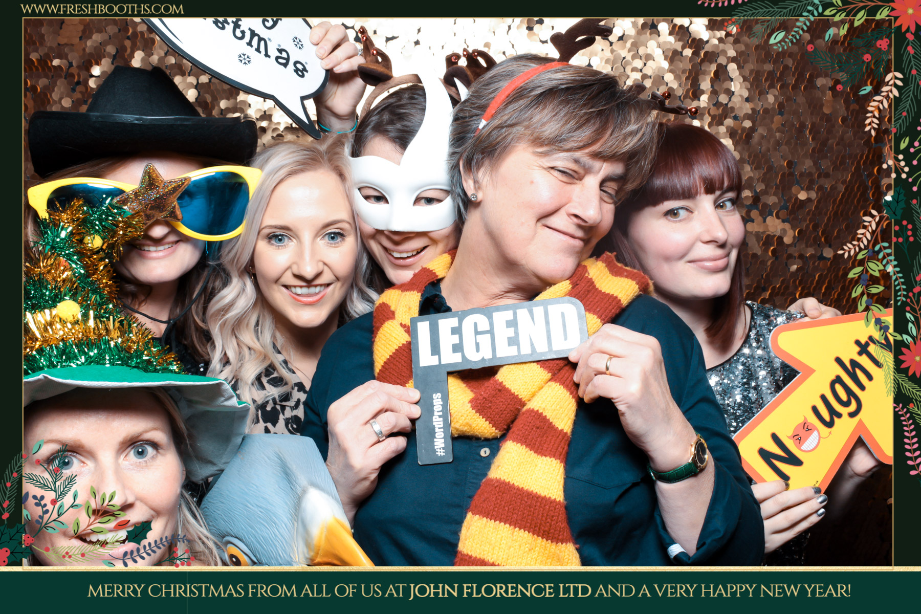 John florence Christmas Party | View more photos from the event at gallery.freshbooths.com/u/FreshBooths/John-florence-Christmas-Party