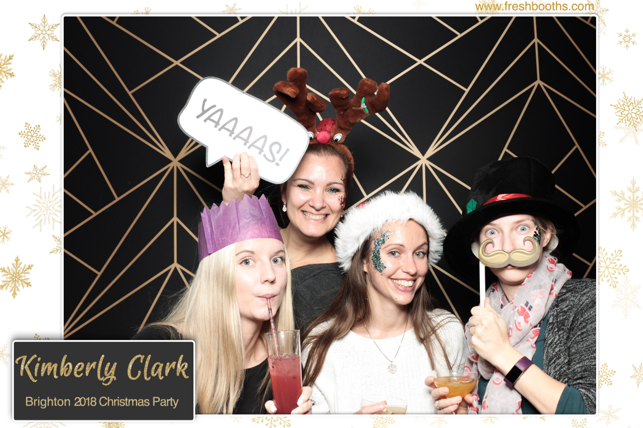 Kimberly Clark Brighton Christmas Party | View more photos from the event at gallery.freshbooths.com/u/FreshBooths/Kimberly-Clark-Brighton-Christmas-Party