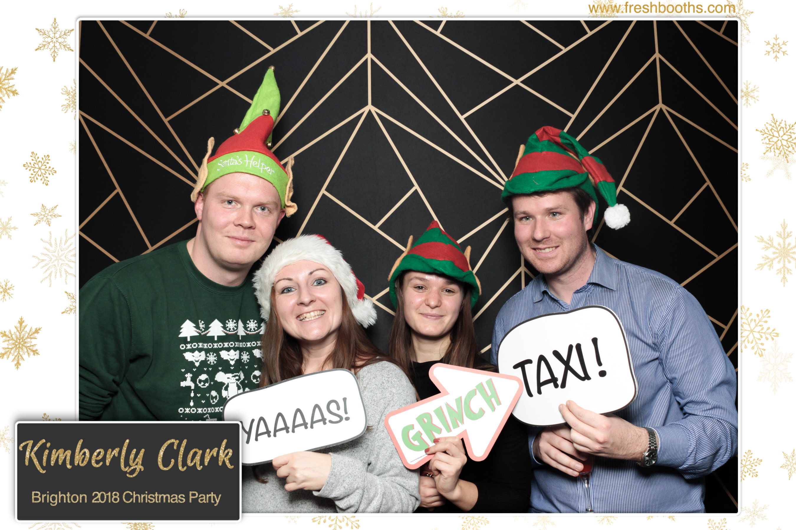 Kimberly Clark Brighton Christmas Party | View more photos from the event at gallery.freshbooths.com/u/FreshBooths/Kimberly-Clark-Brighton-Christmas-Party