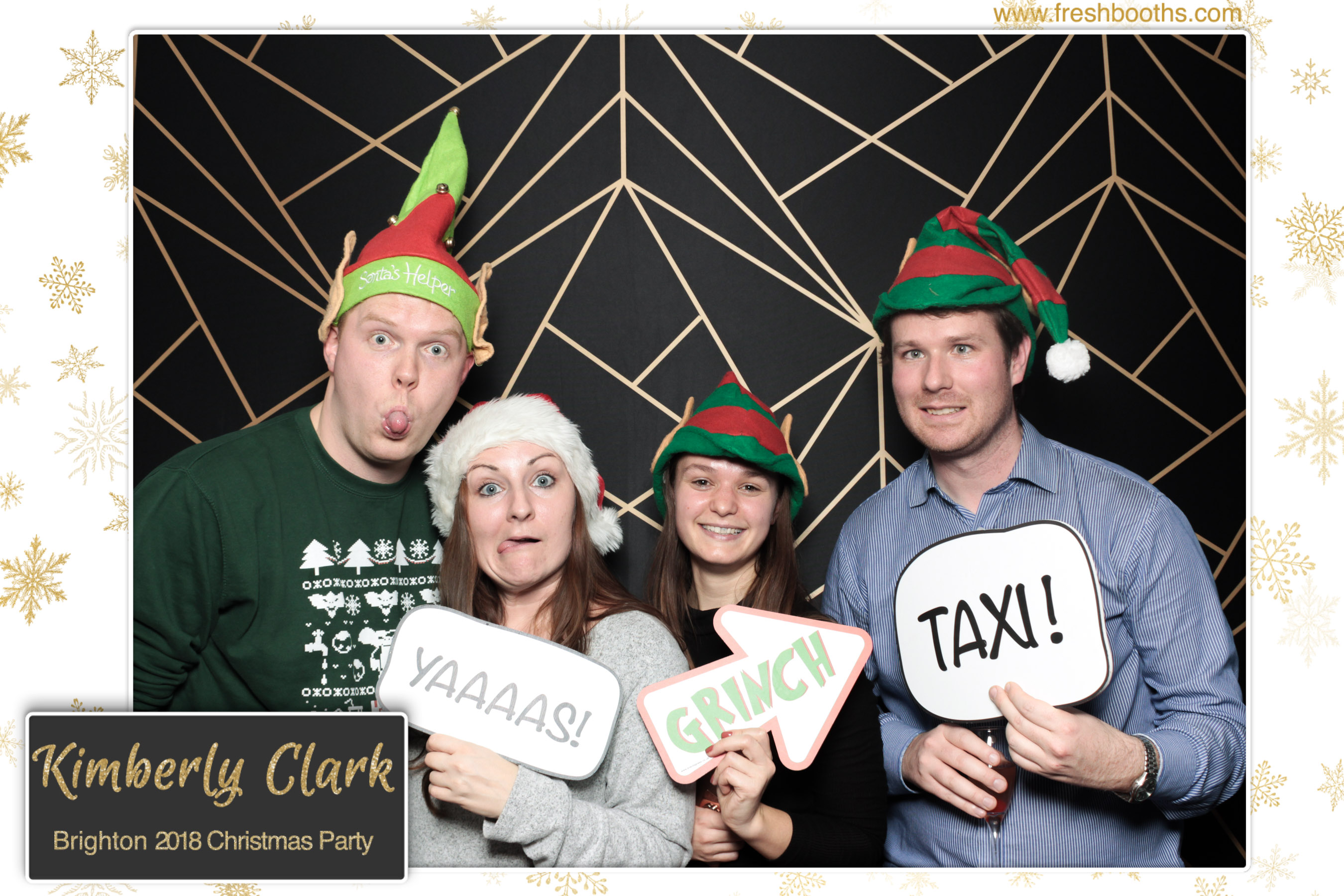 Kimberly Clark Brighton Christmas Party | View more photos from the event at gallery.freshbooths.com/u/FreshBooths/Kimberly-Clark-Brighton-Christmas-Party