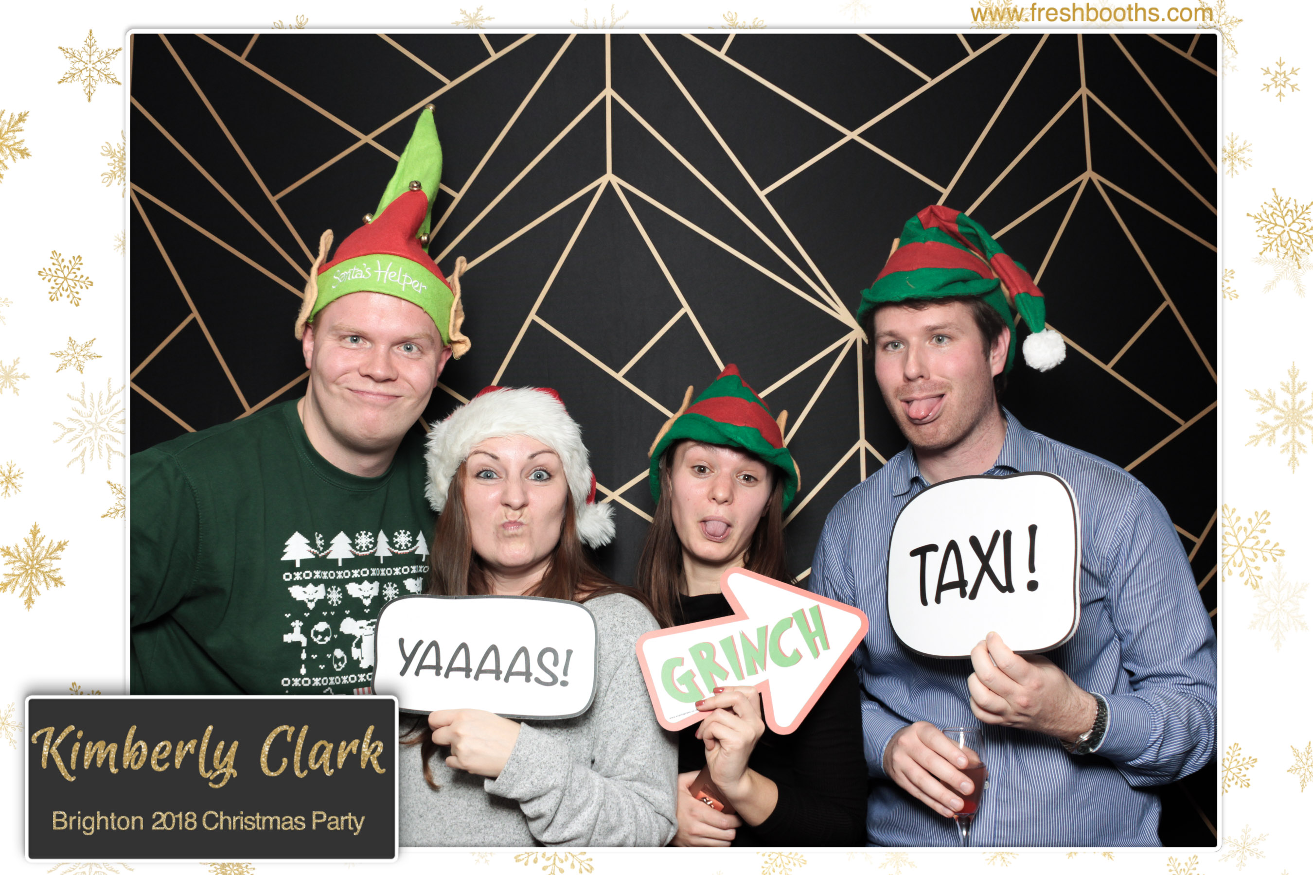 Kimberly Clark Brighton Christmas Party | View more photos from the event at gallery.freshbooths.com/u/FreshBooths/Kimberly-Clark-Brighton-Christmas-Party