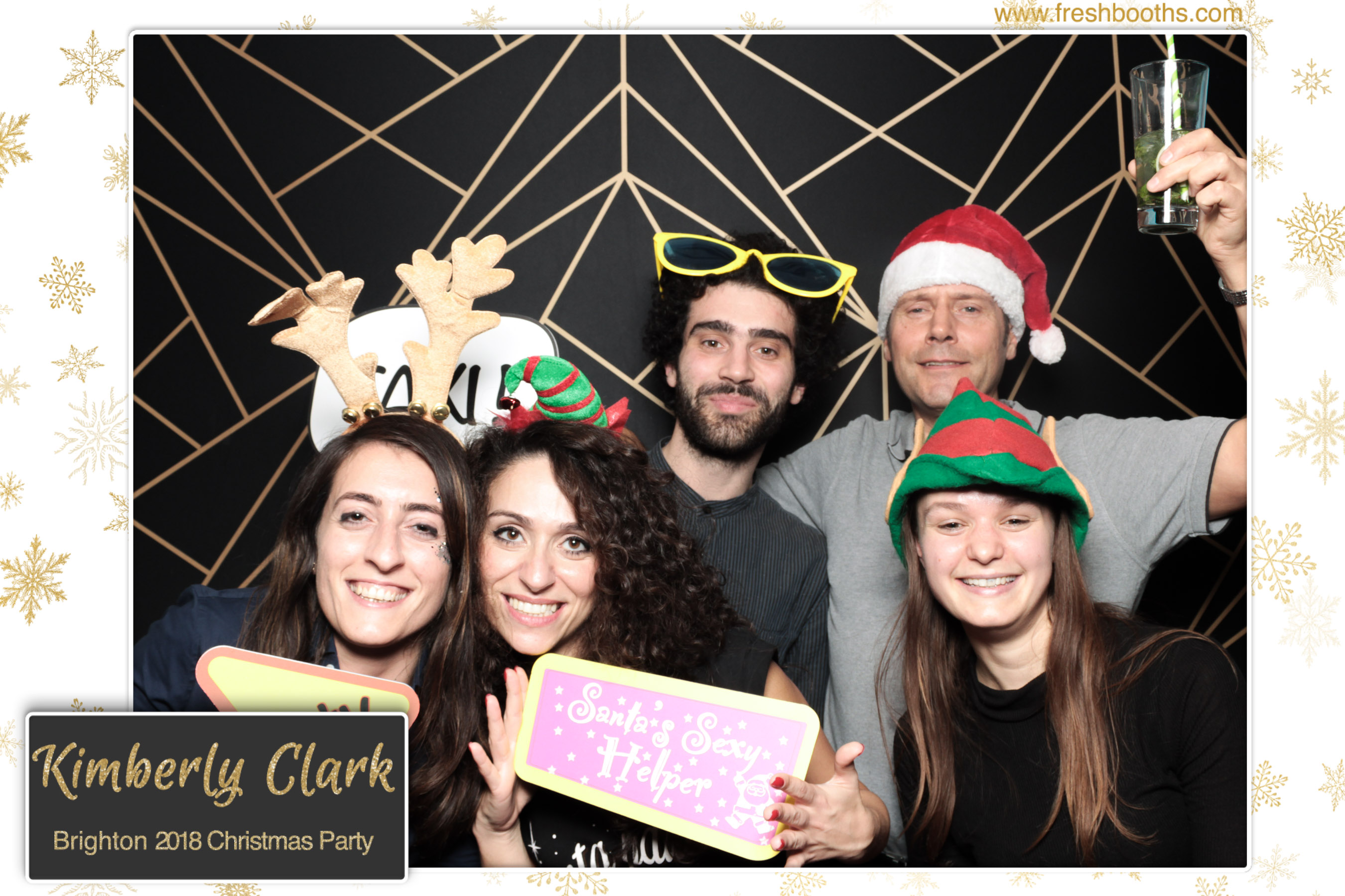 Kimberly Clark Brighton Christmas Party | View more photos from the event at gallery.freshbooths.com/u/FreshBooths/Kimberly-Clark-Brighton-Christmas-Party
