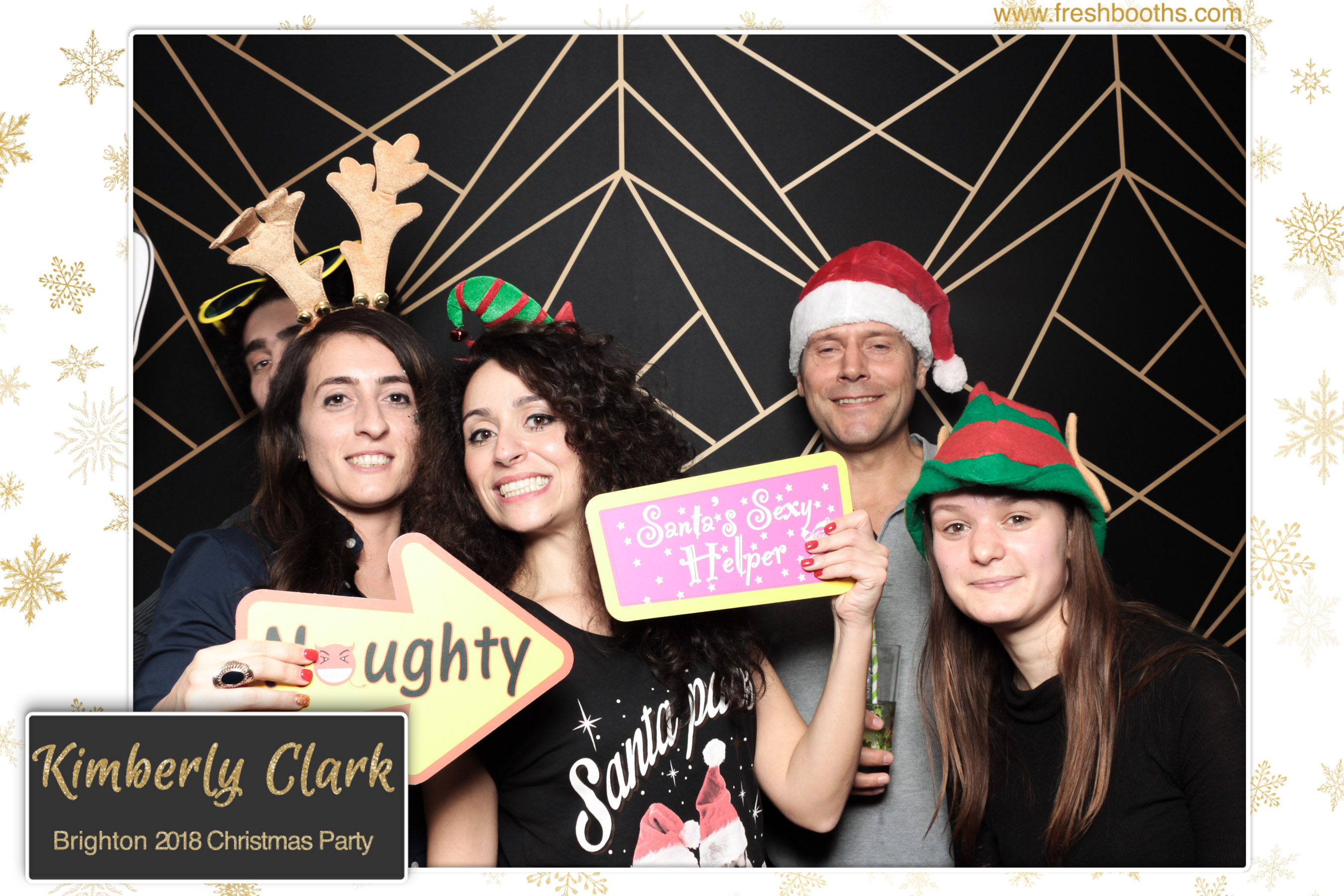 Kimberly Clark Brighton Christmas Party | View more photos from the event at gallery.freshbooths.com/u/FreshBooths/Kimberly-Clark-Brighton-Christmas-Party